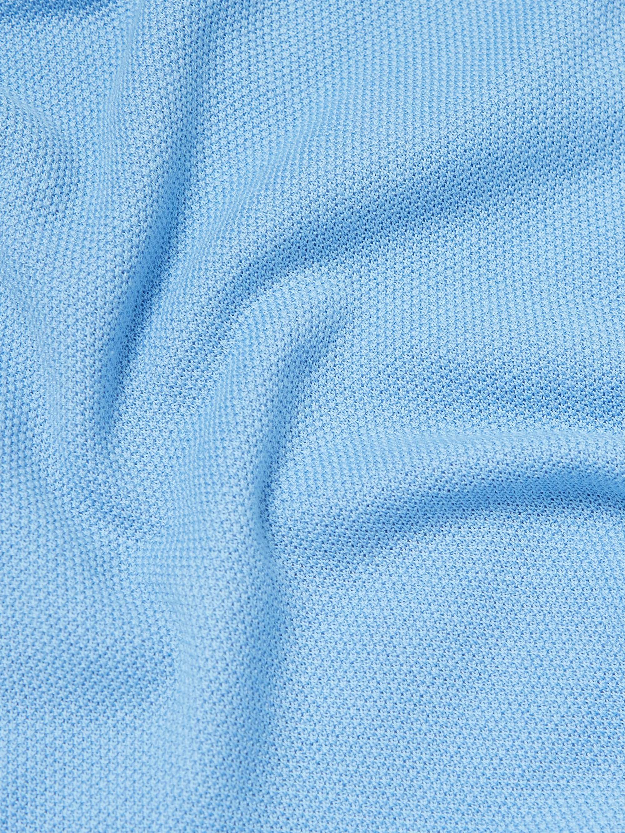 JOHN SMEDLEY Roth Slim-Fit Sea Island Cotton-Piqué Polo Shirt