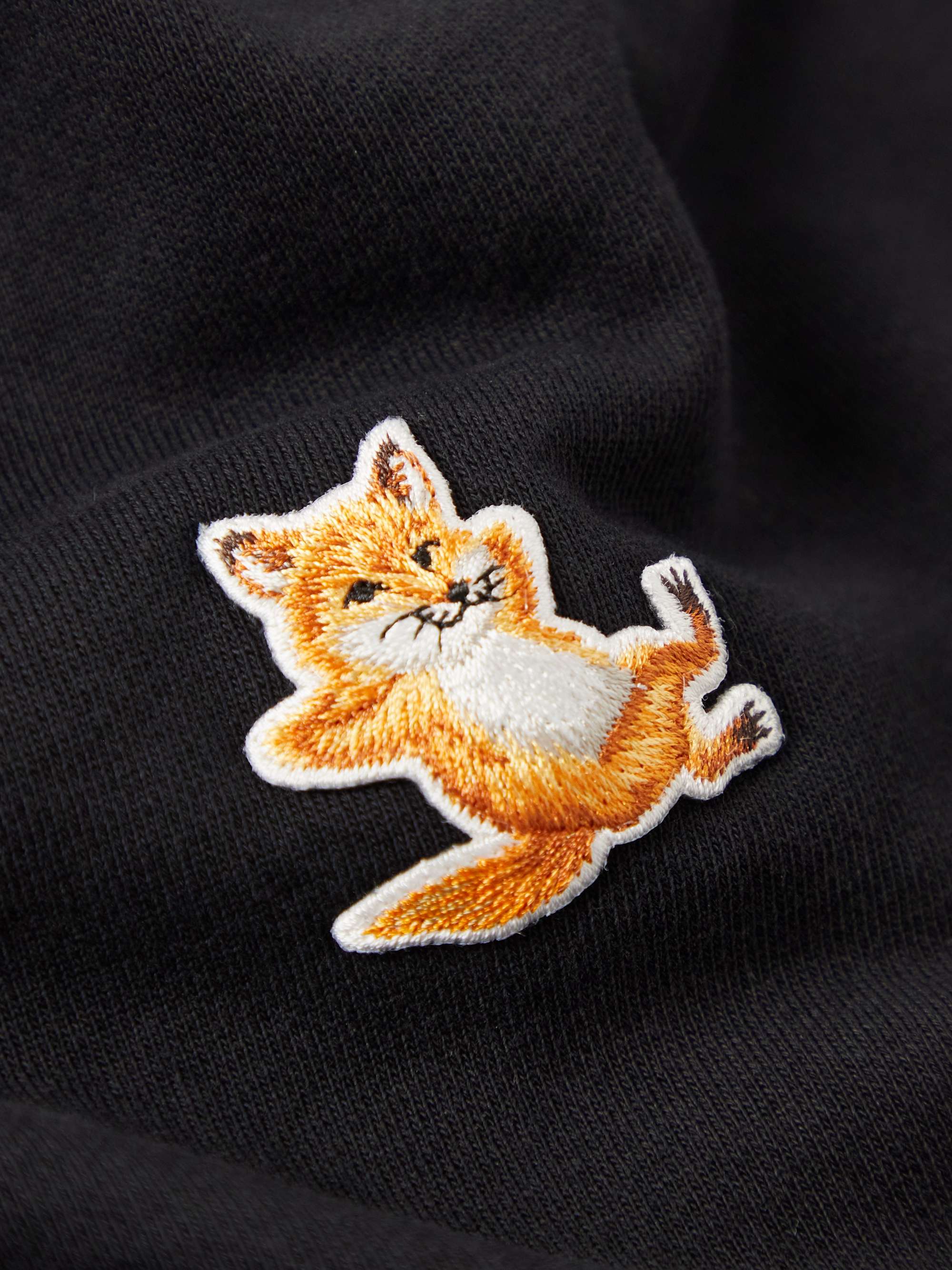 Chillax Logo-Appliquéd Cotton-Jersey Hoodie