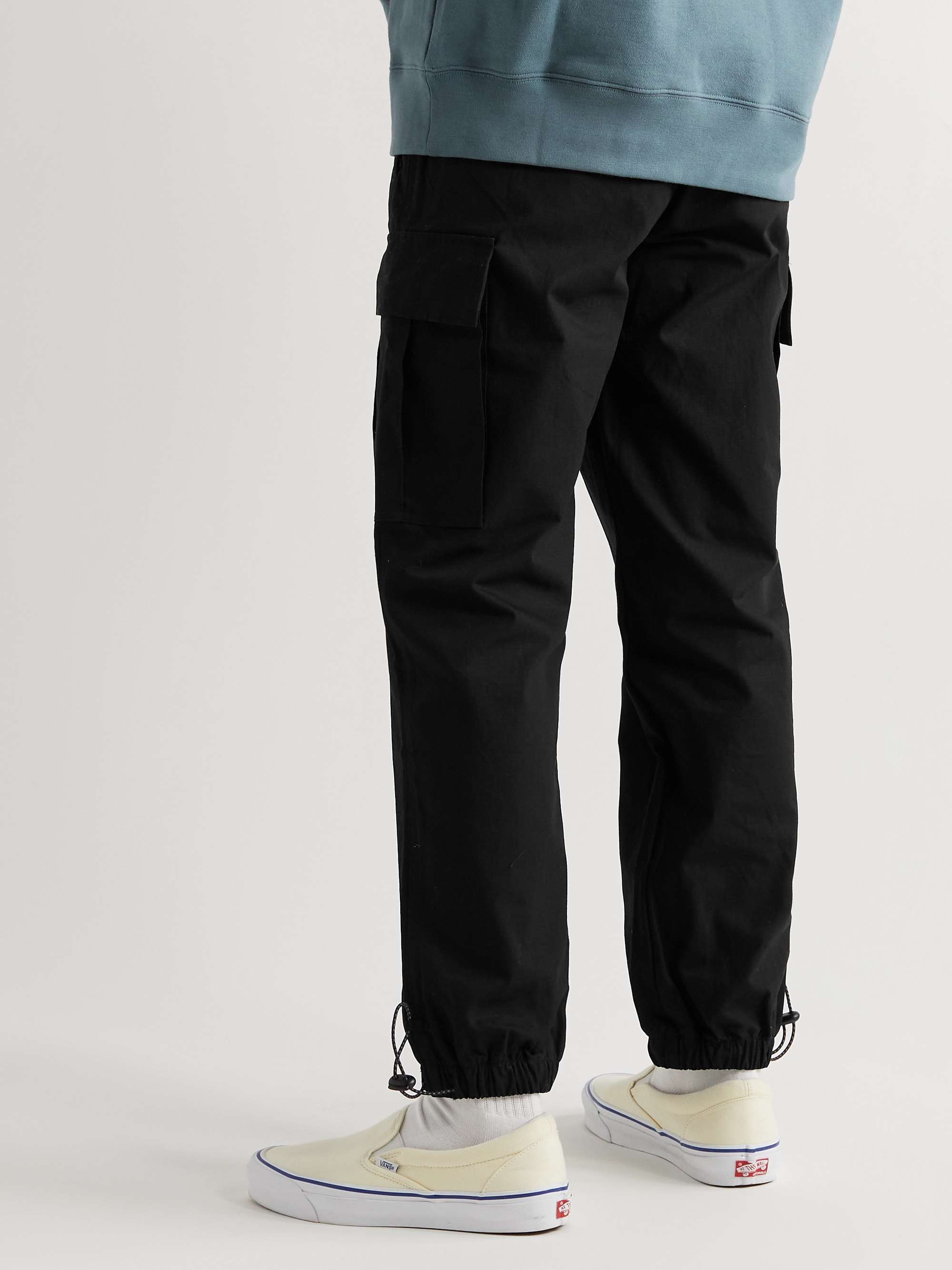 BILLIONAIRE BOYS CLUB Straight-Leg Logo-Appliquéd Cotton-Ripstop Cargo Trousers