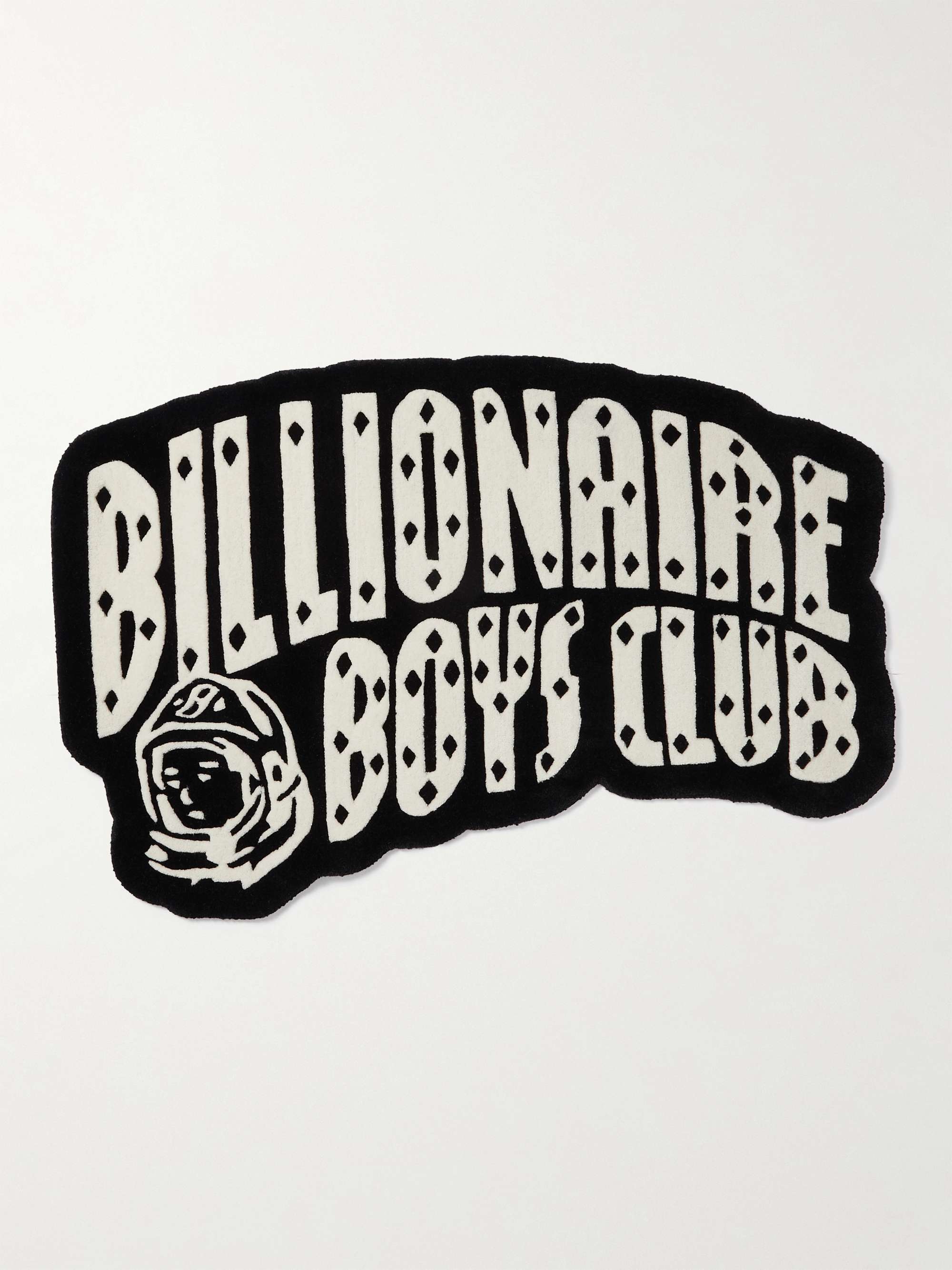 Black Logo-Jacquard Wool Rug | BILLIONAIRE BOYS CLUB | MR PORTER