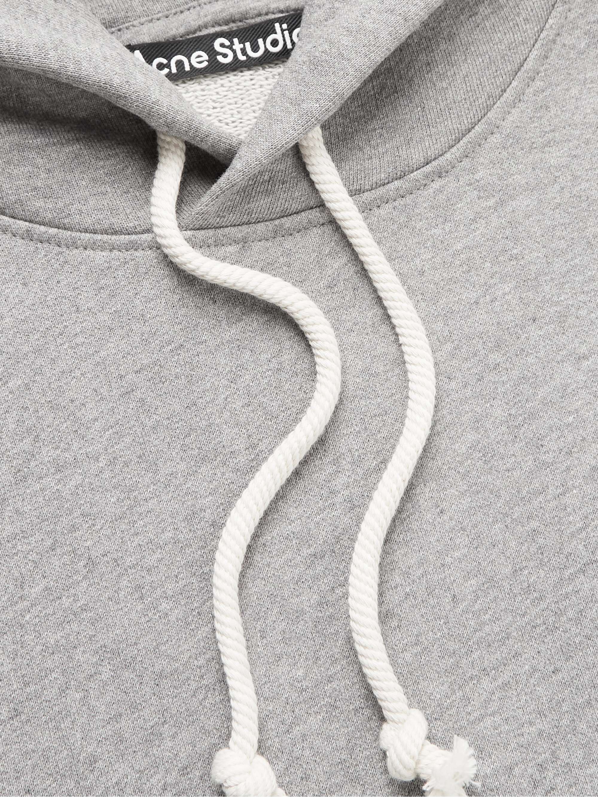 ACNE STUDIOS Fonbar Oversized Logo-Appliquéd Cotton-Jersey Hoodie