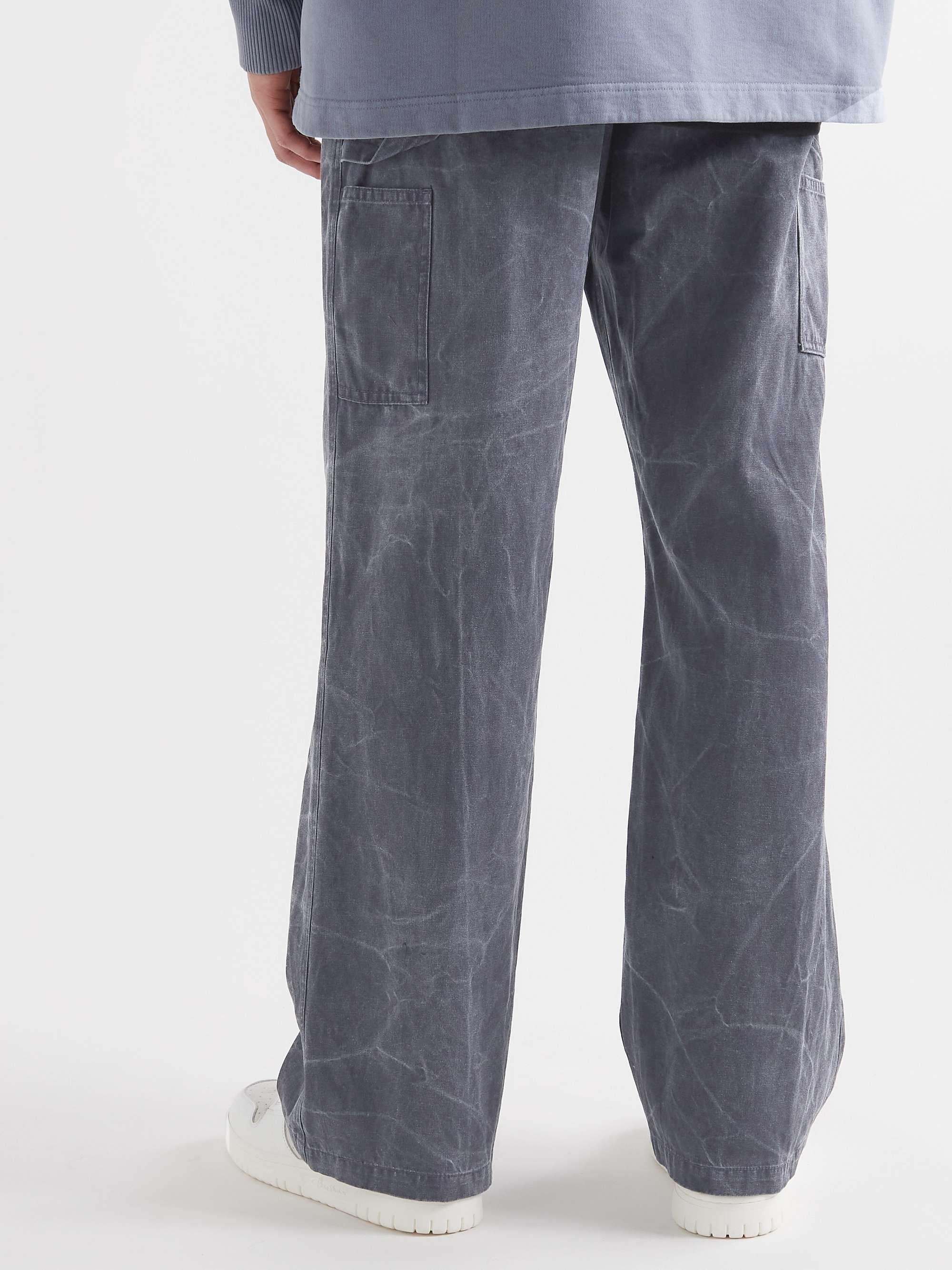 ACNE STUDIOS Workwear Straight-Leg Organic Cotton-Canvas Trousers