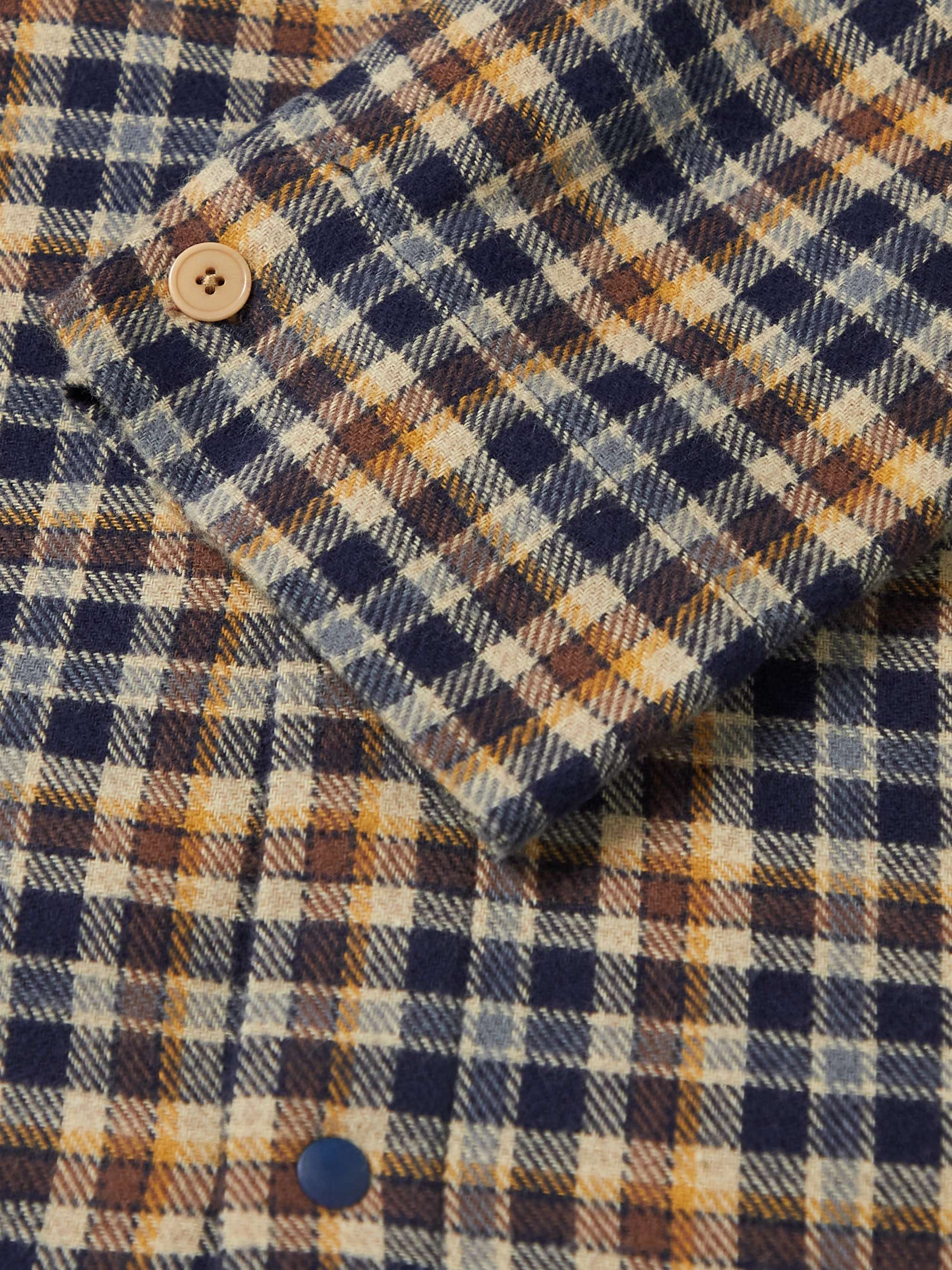 FOLK Brushed Cotton-Twill Shirt