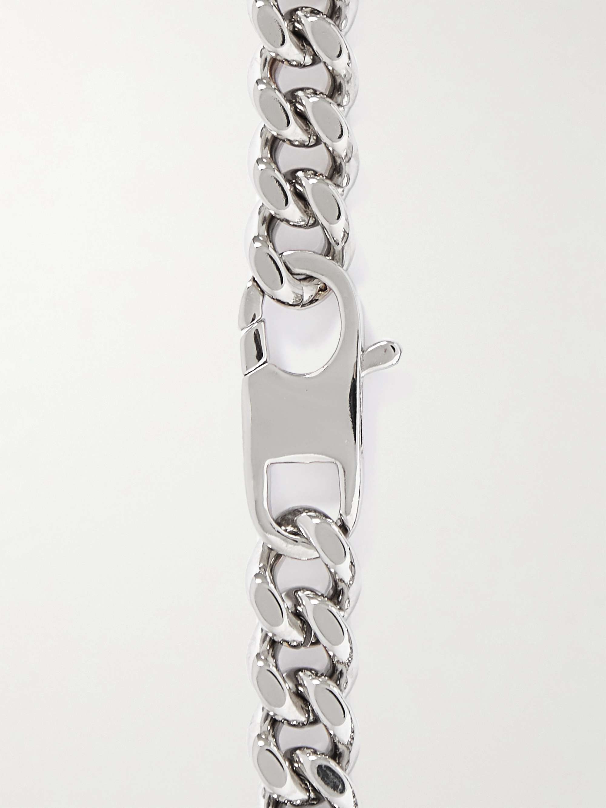 1017 ALYX 9SM Silver-Tone and Enamel Bracelet