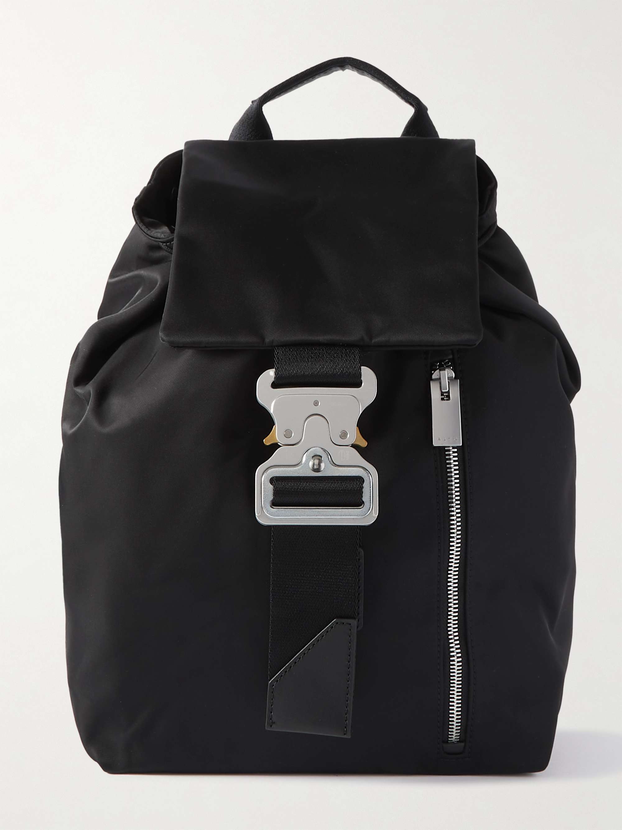 1017 ALYX 9SM Leather-Trimmed Recycled Nylon Backpack