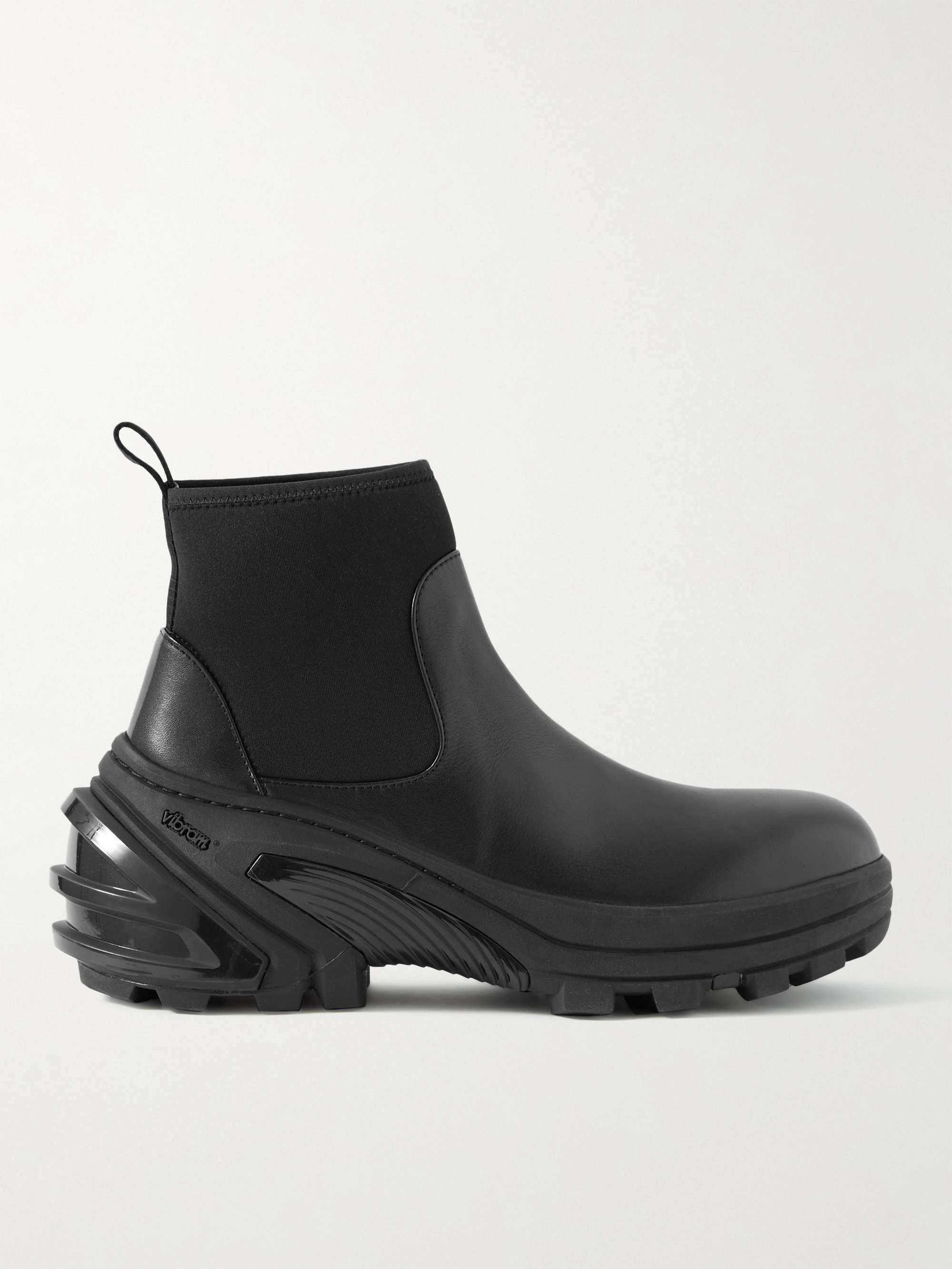 1017 ALYX 9SM Leather and Neoprene Chelsea Boots