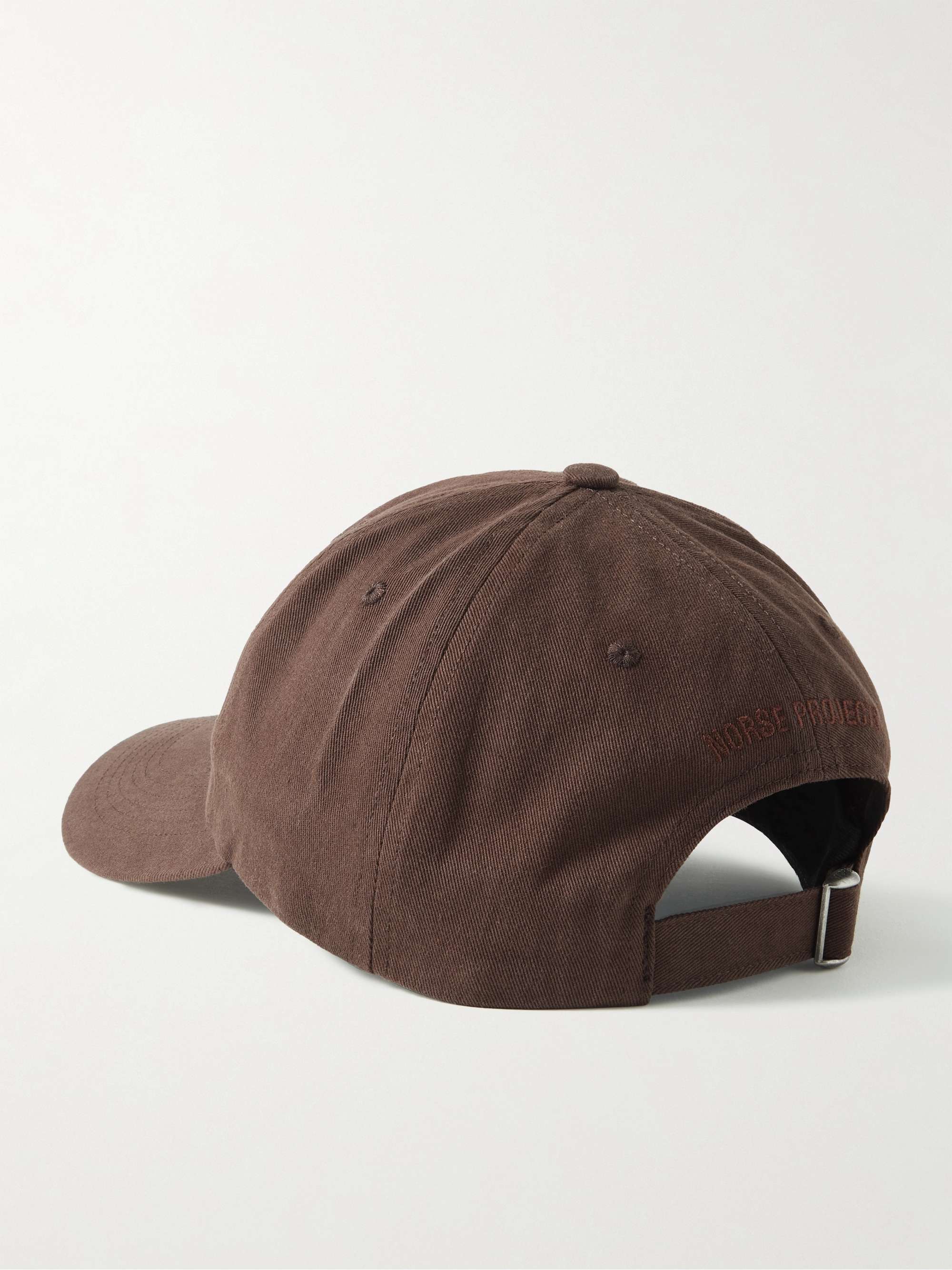 NORSE PROJECTS Logo-Embroidered Cotton-Twill Baseball Cap