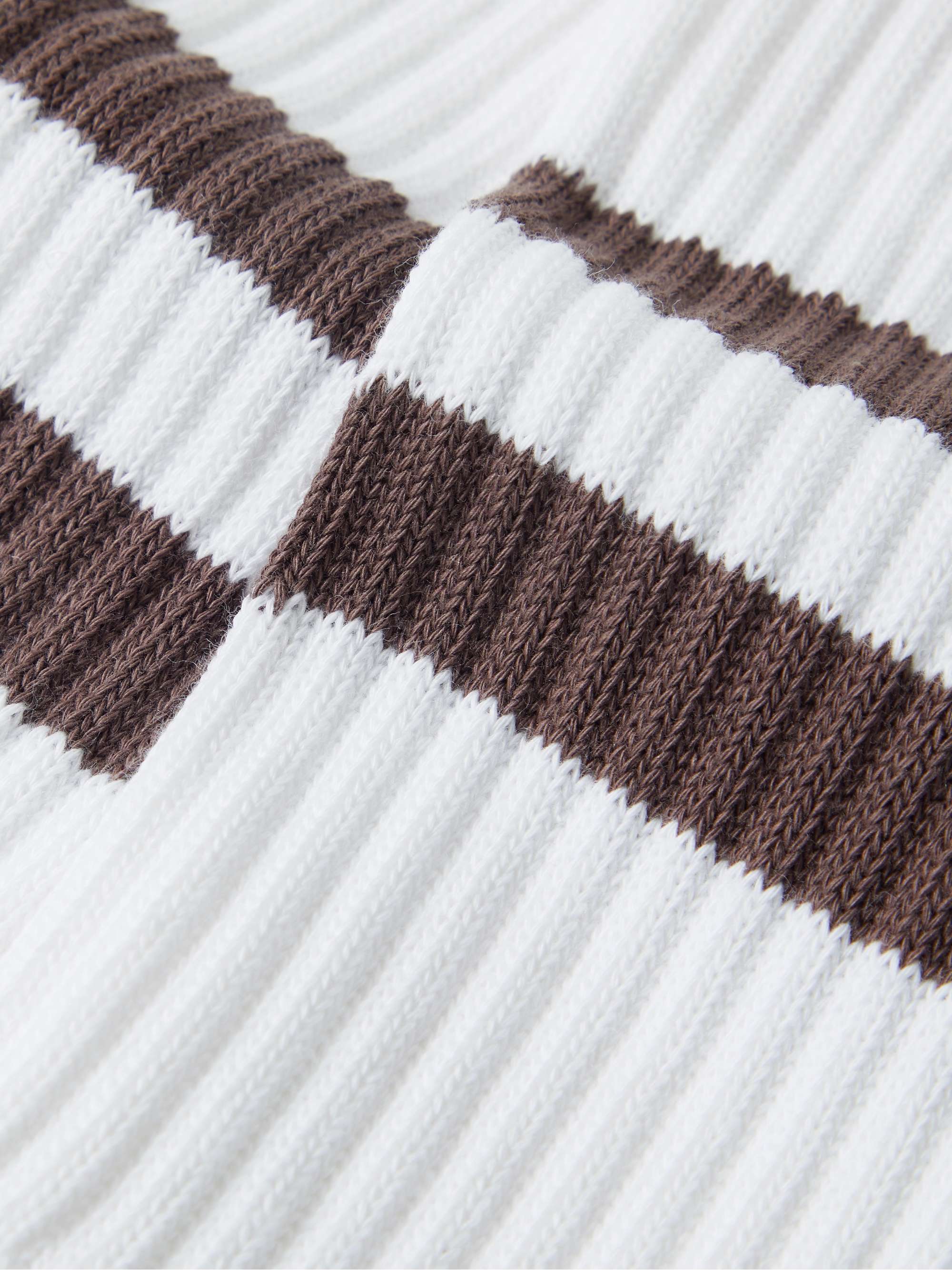 NORSE PROJECTS Bjarki Striped Ribbed Cotton-Blend Socks