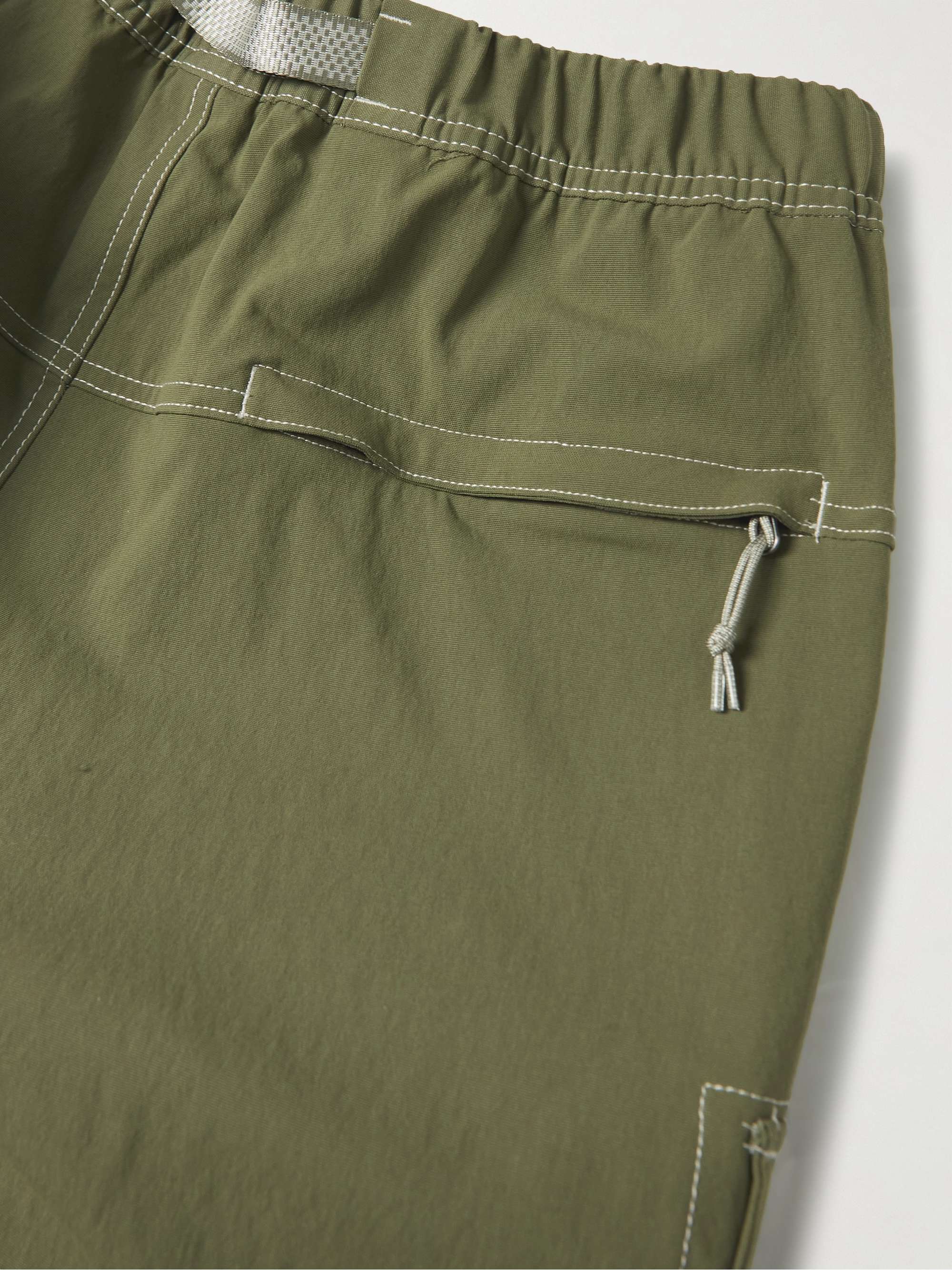 NIKE ACG Straight-Leg Convertible Belted Stretch-Canvas Cargo Trousers