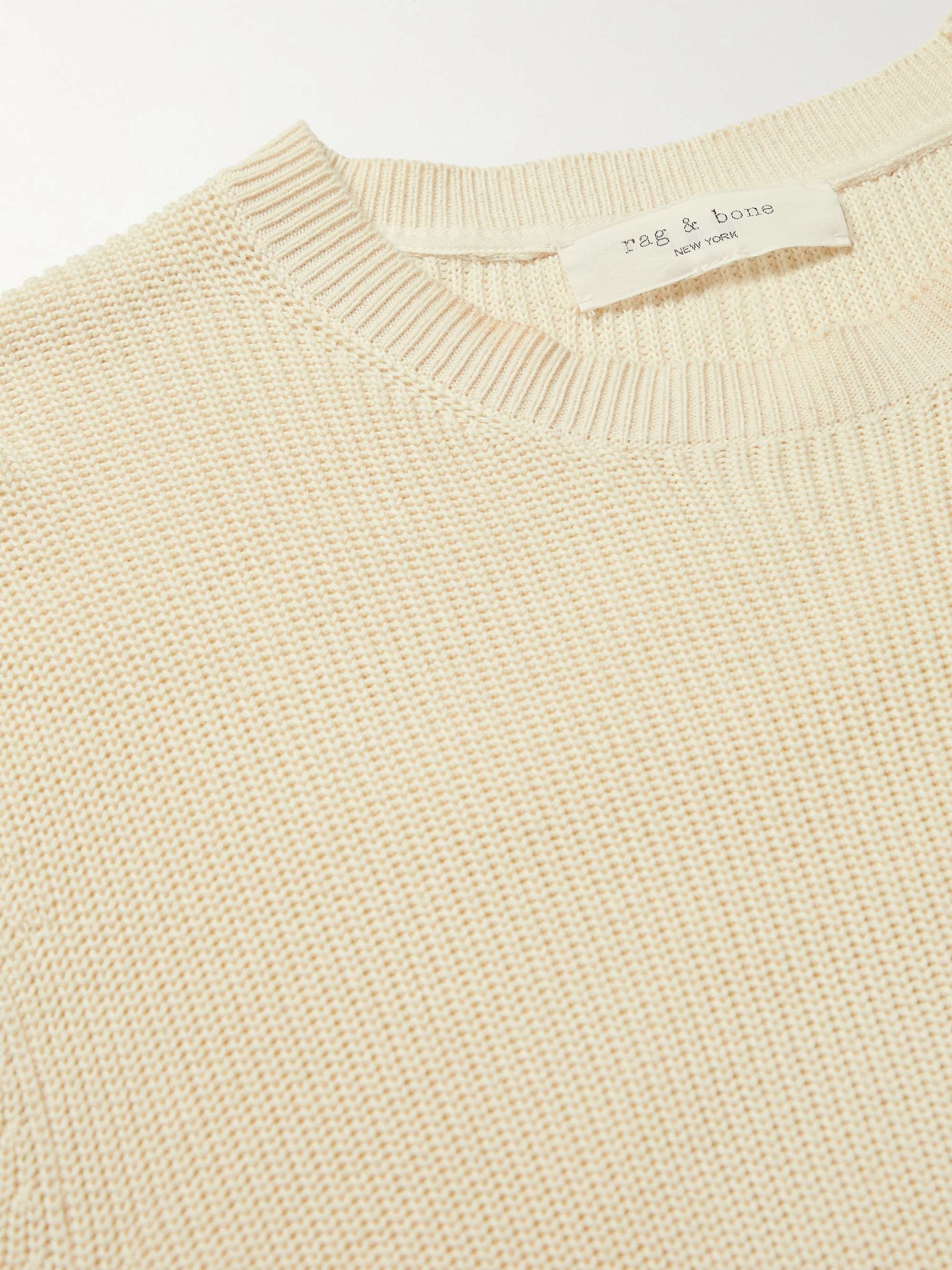 RAG & BONE Future Staples Dexter Ribbed Organic Cotton Sweater