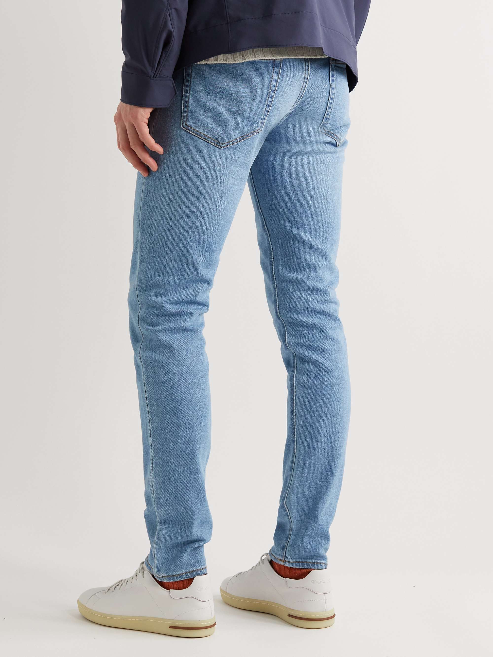 Mens Clothing Jeans Slim jeans Loro Piana Denim Slim-fit Jeans in Blue for Men 