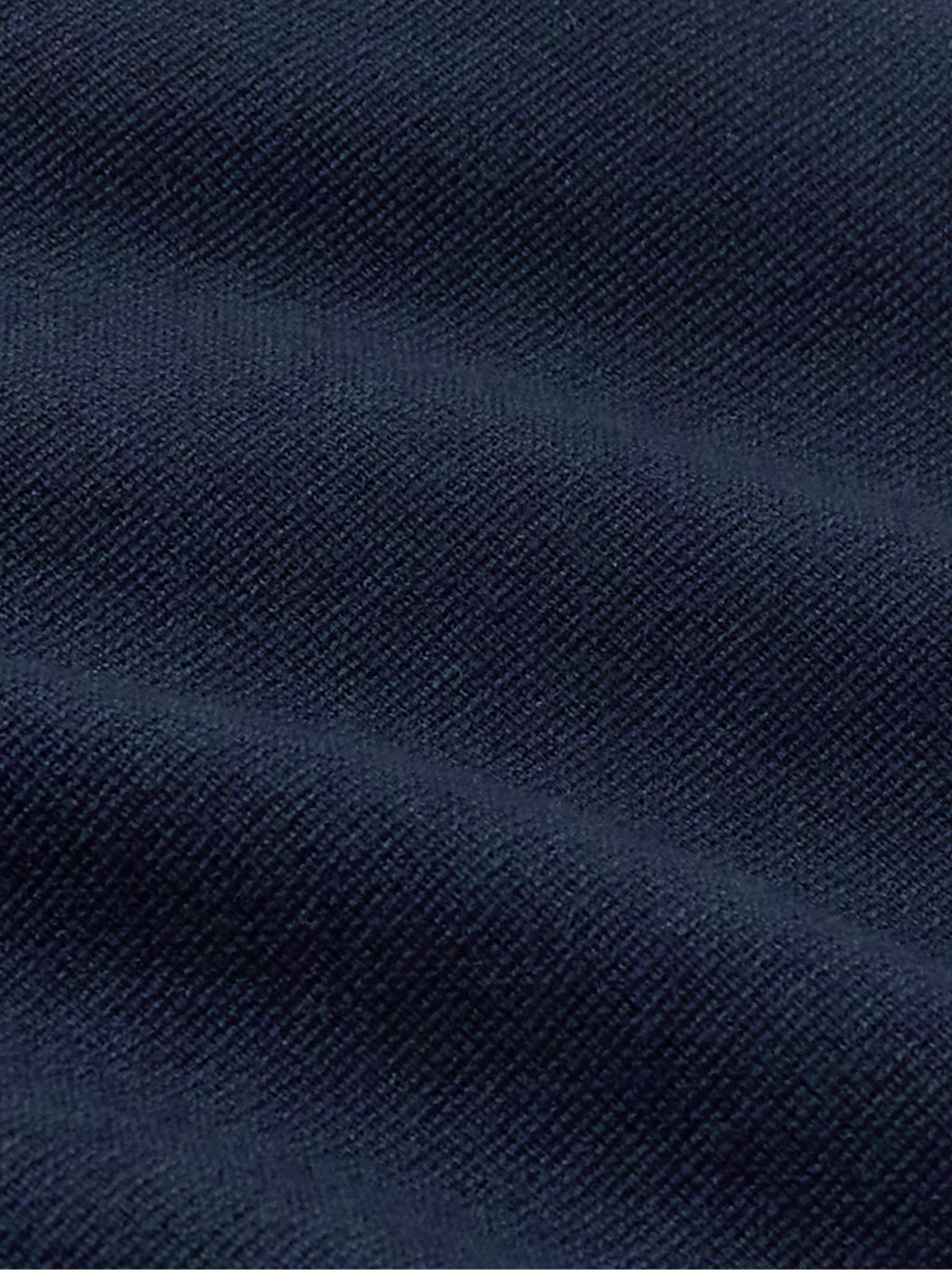 LORO PIANA Cashmere and Silk-Blend Polo Shirt