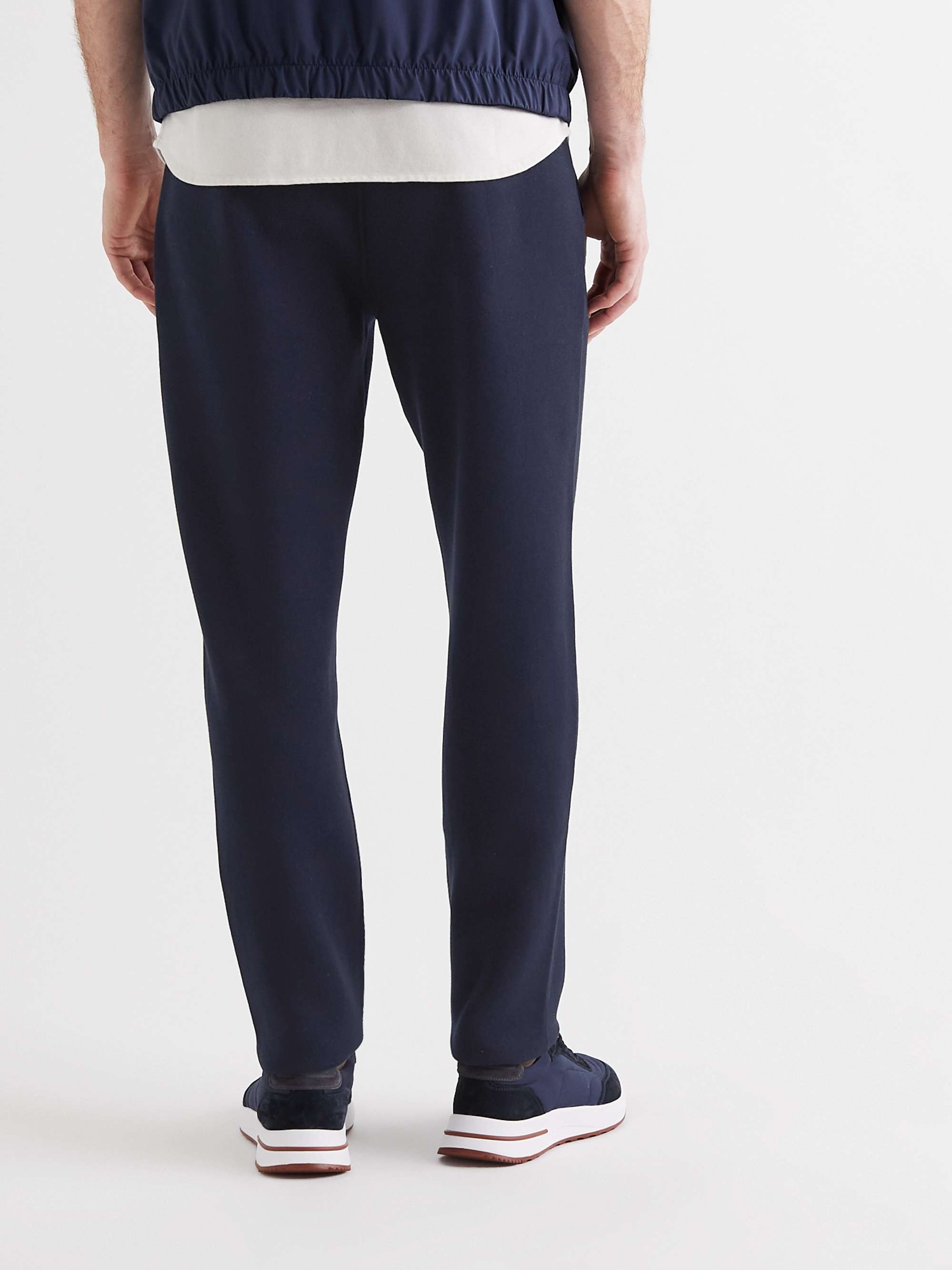 LORO PIANA Tapered Cashmere and Silk-Blend Sweatpants
