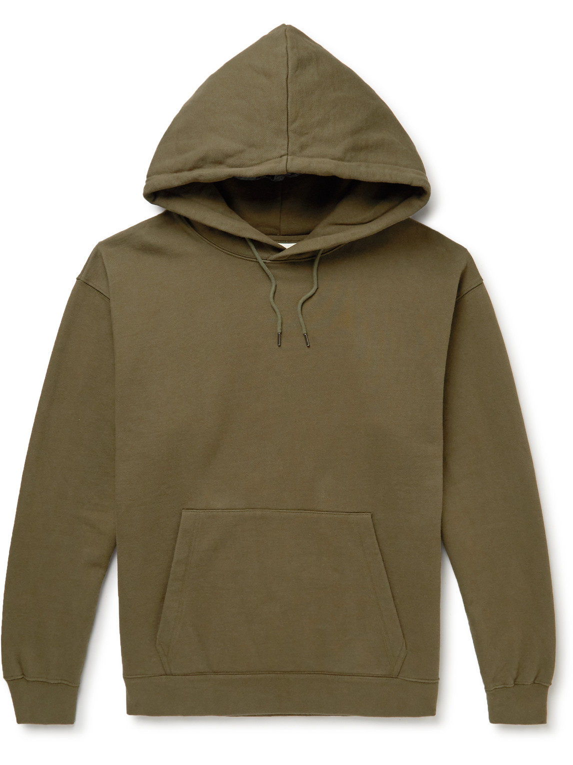 A Kind Of Guise Hernando Organic Cotton-jersey Hoodie In Green