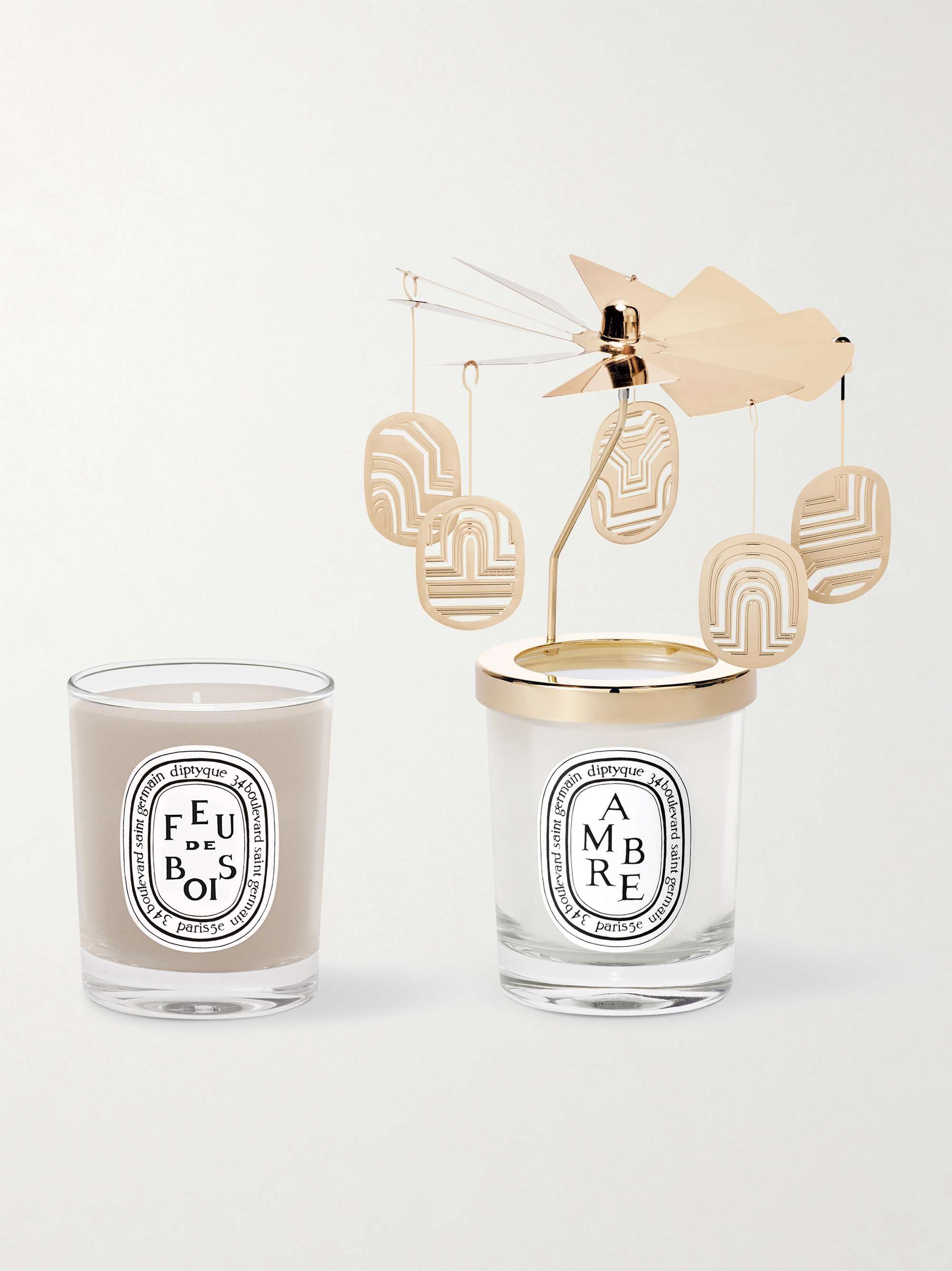 DIPTYQUE Christmas Scented Candle and Carousel Set, 2 x 70g