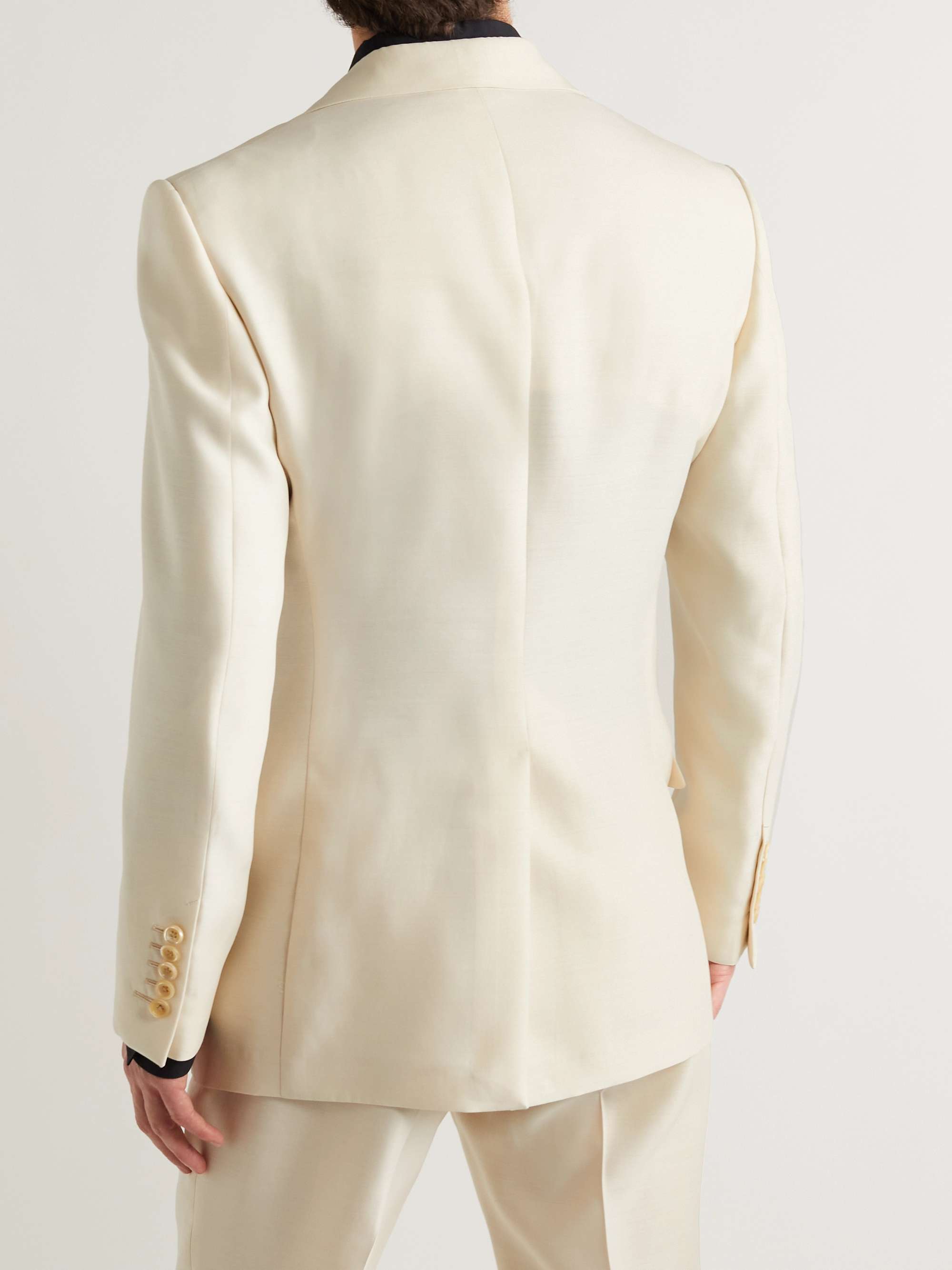 TOM FORD Spencer Wool and Silk-Blend Suit Jacket