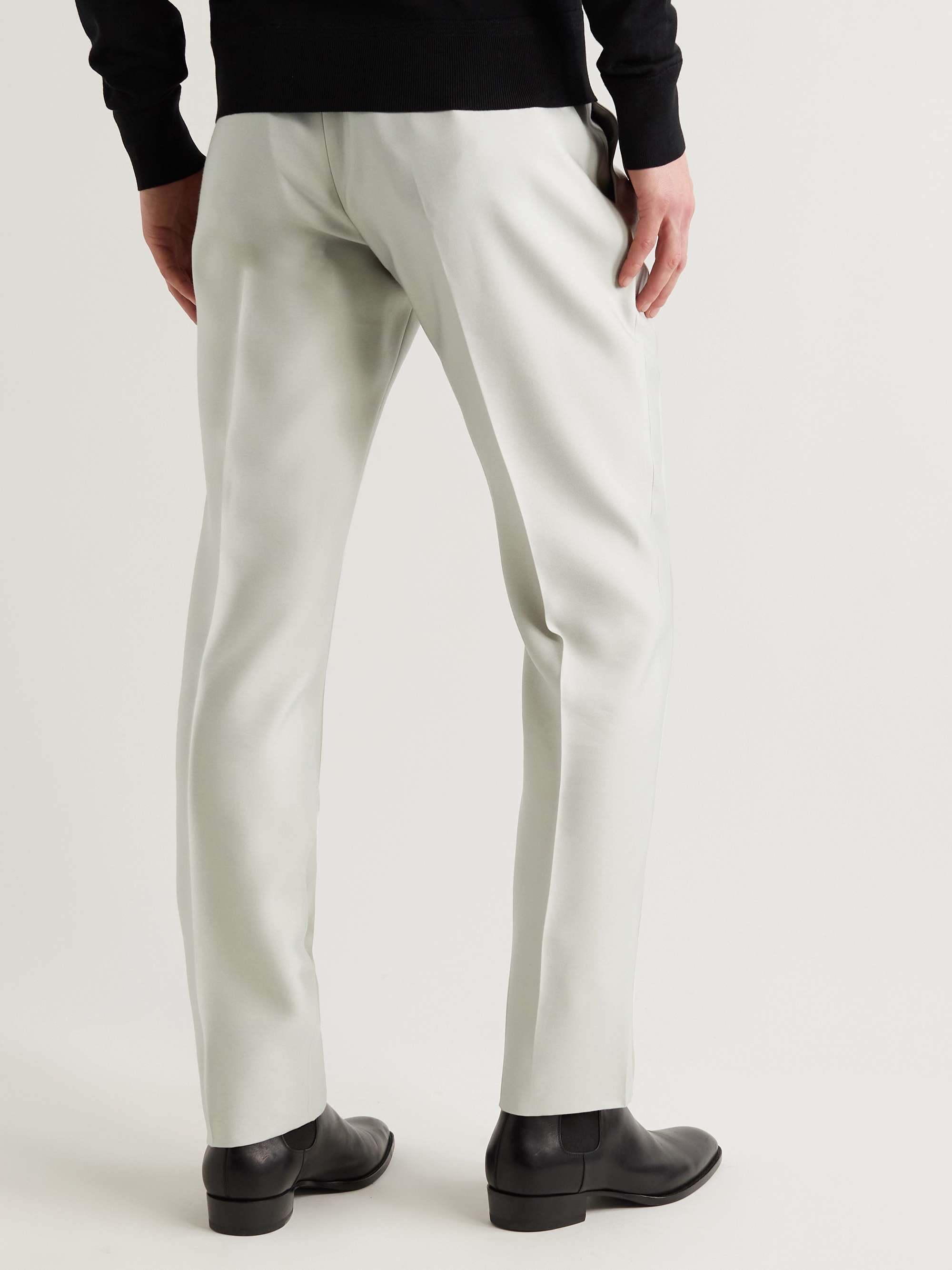 TOM FORD Cooper Slim-Fit Wool and Silk-Blend Twill Suit Trousers