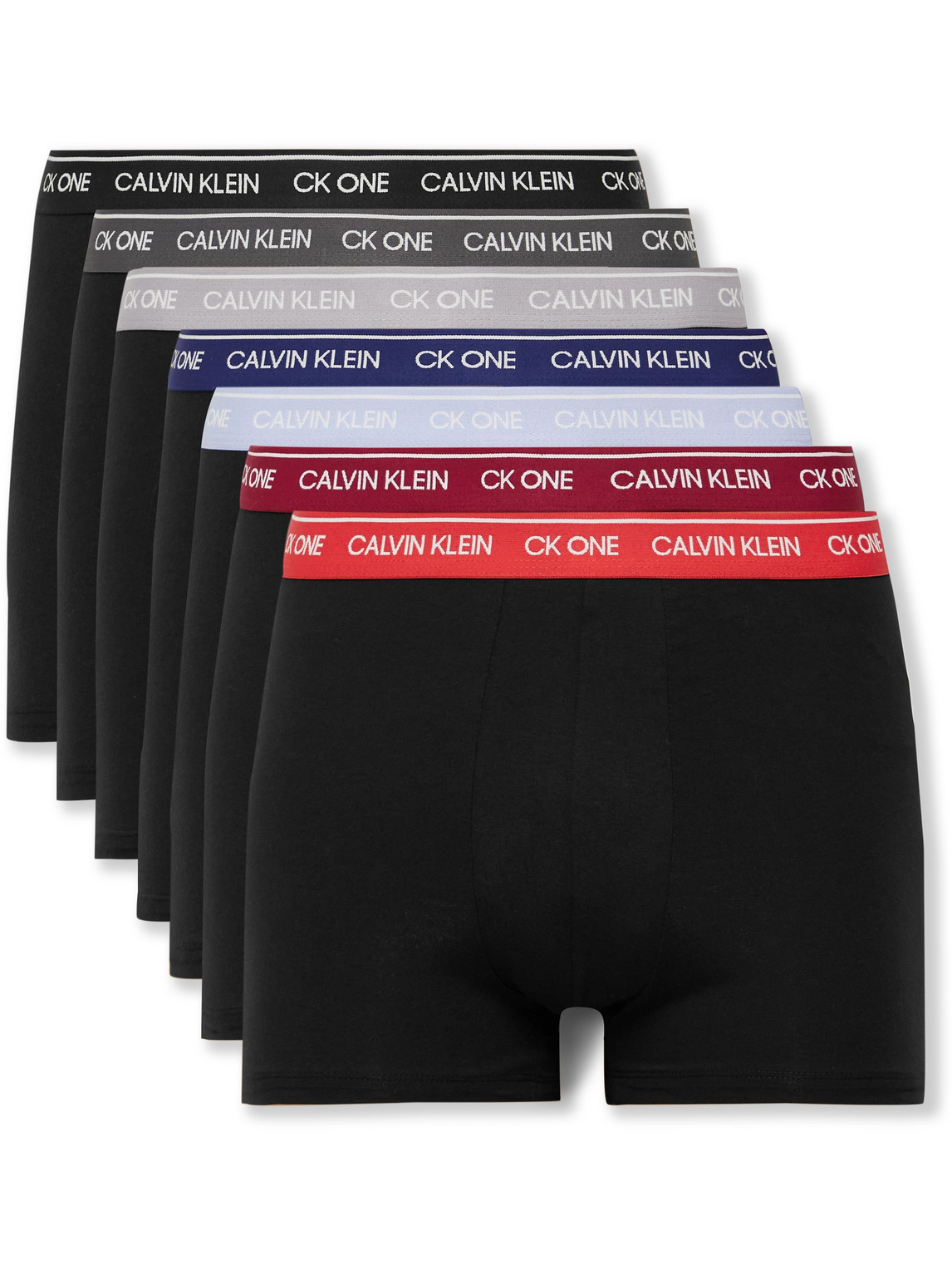 Calvin Klein Underwear - Seven-Pack Stretch-Cotton Boxer Briefs - Men -  Black - S for Men