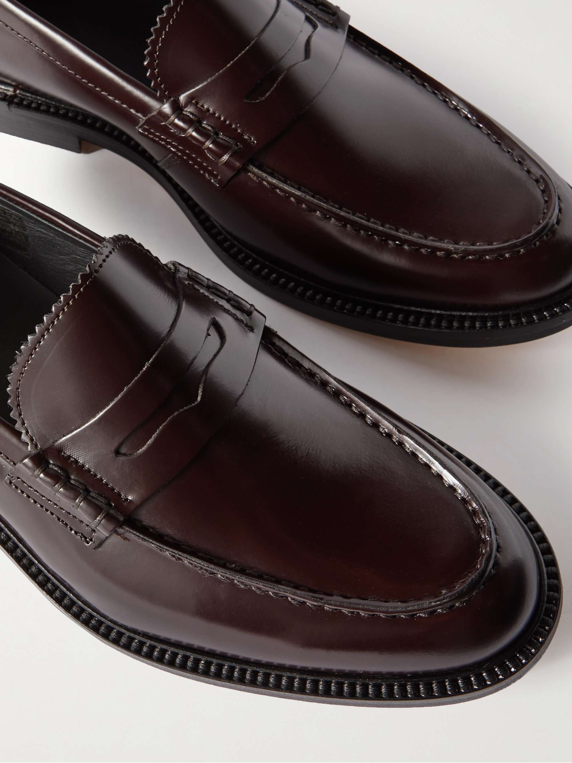VINNY'S Townee Patent-Leather Penny Loafers