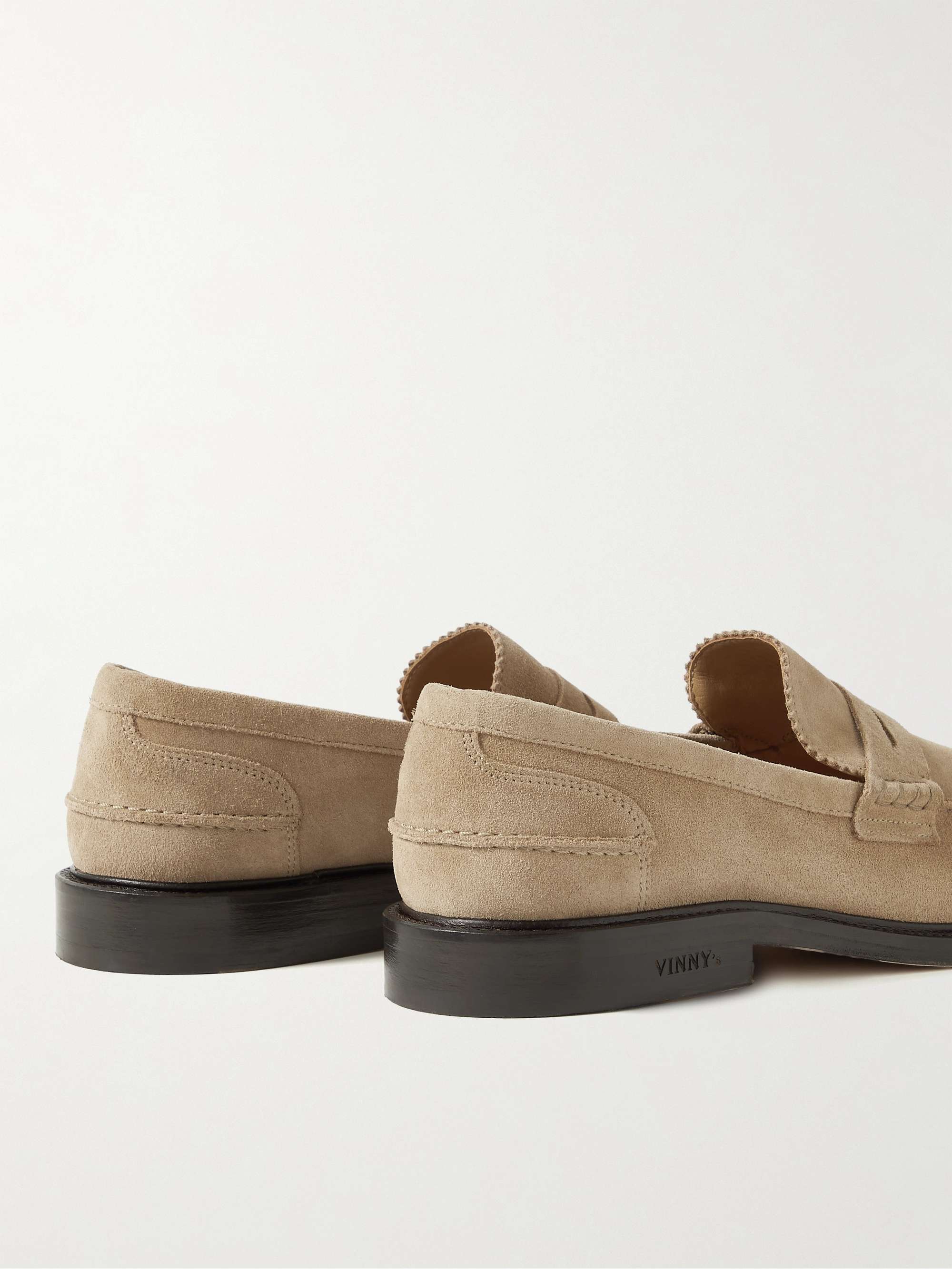 VINNY'S Townee Suede Penny Loafers