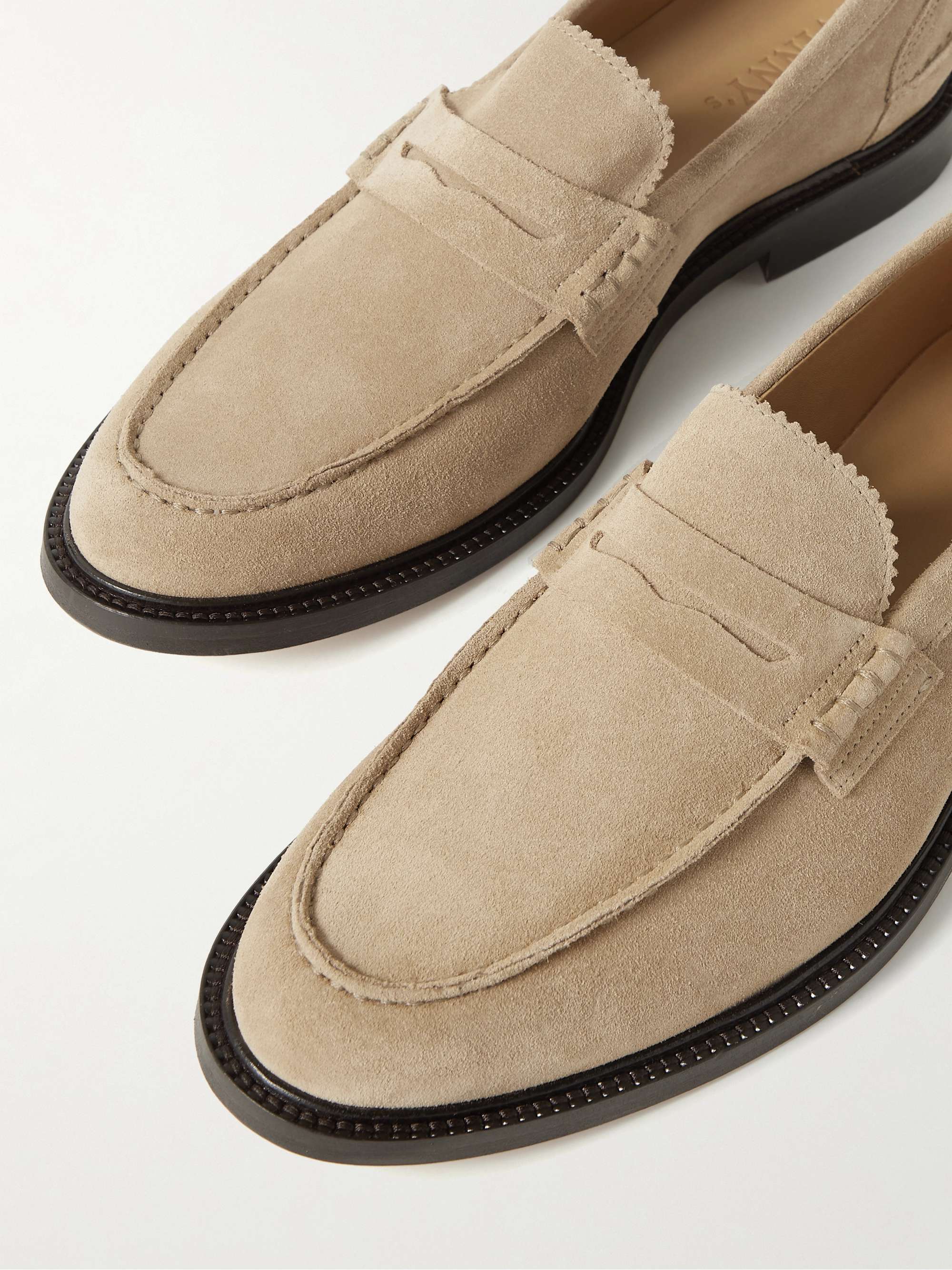 VINNY'S Townee Suede Penny Loafers