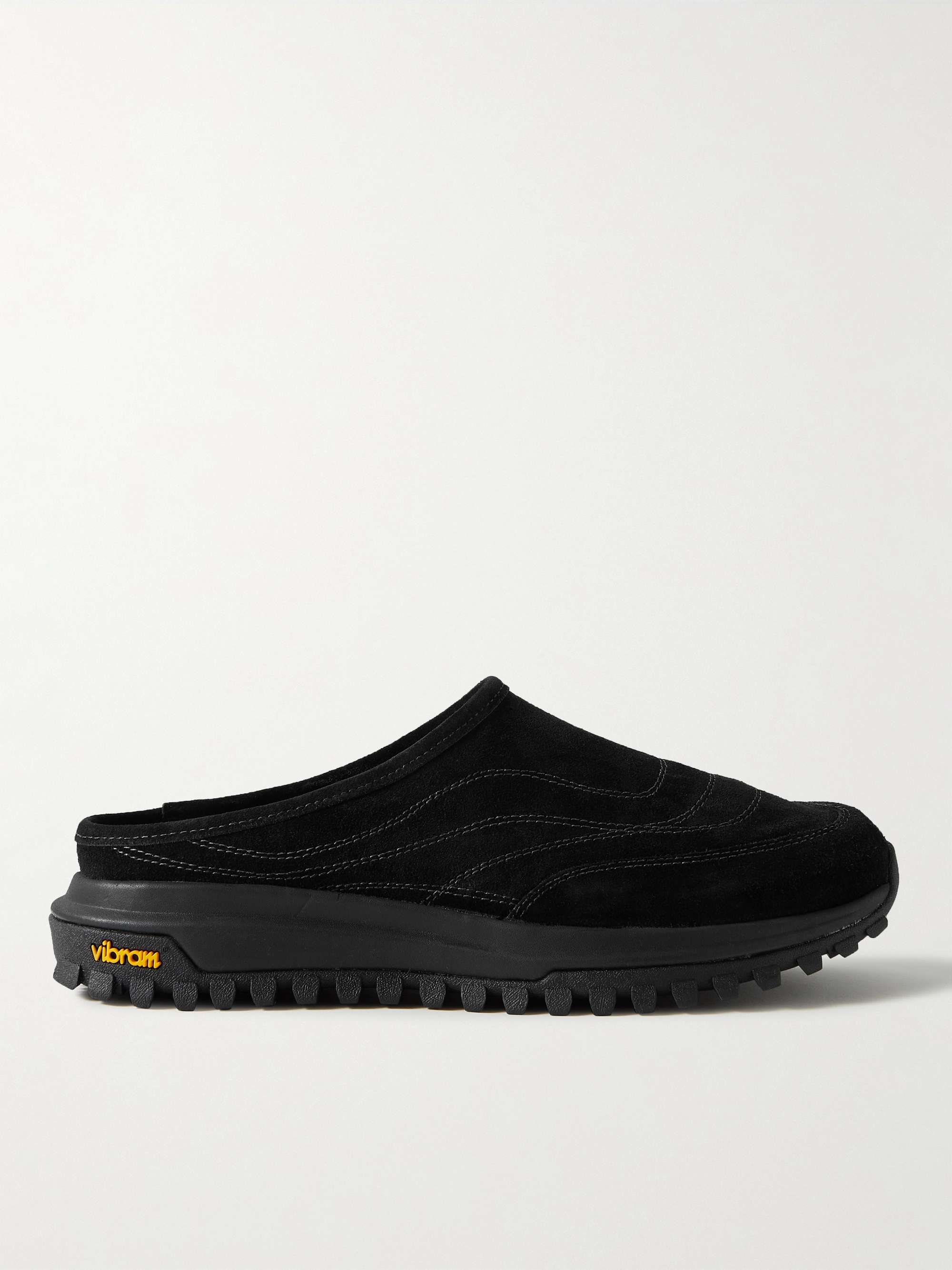 DIEMME Maggiore Embroidered Suede Slip-On Sneakers