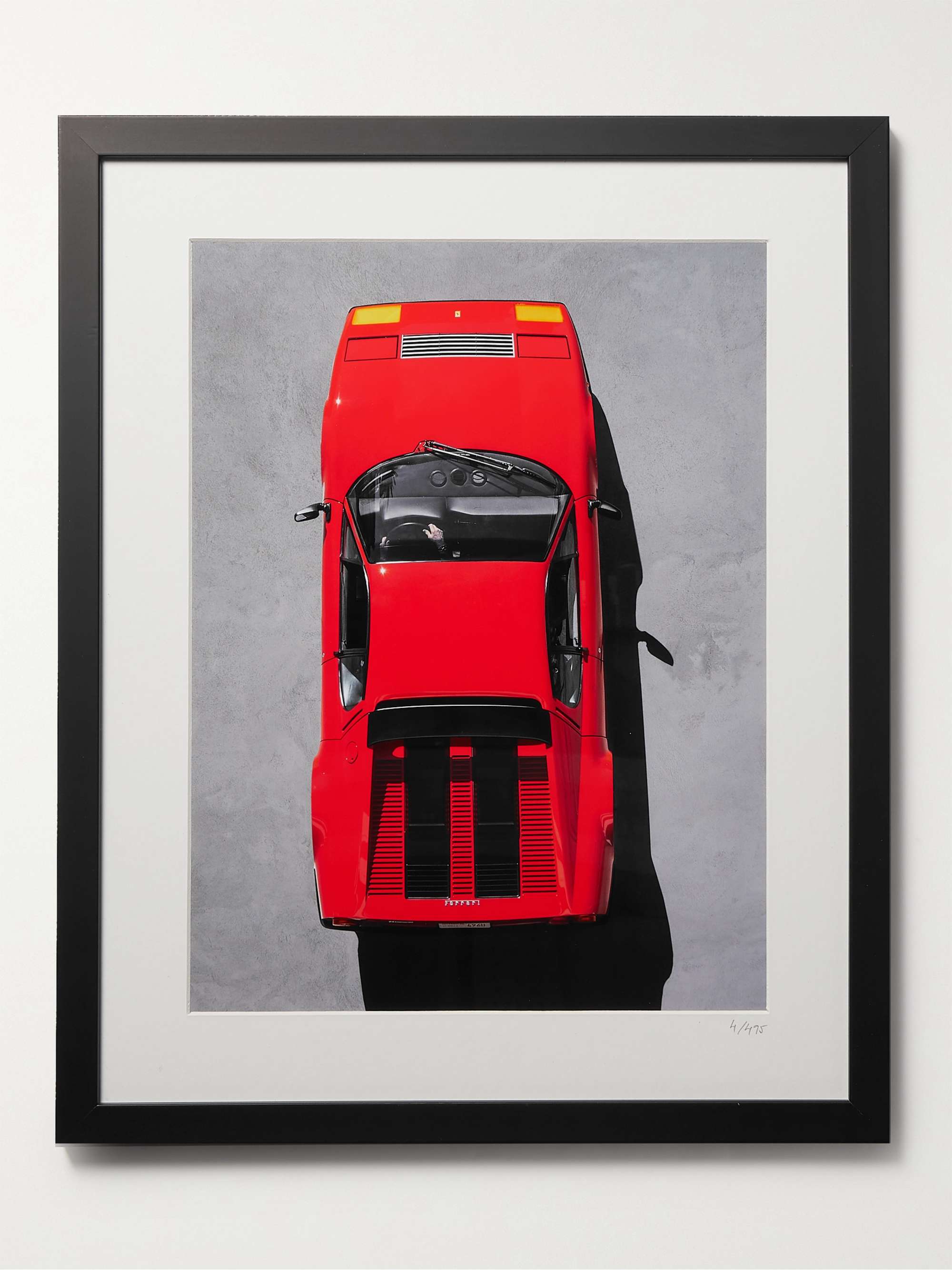 SONIC EDITIONS Framed 2018 Ferrari Testarossa Print, 16" x 20"