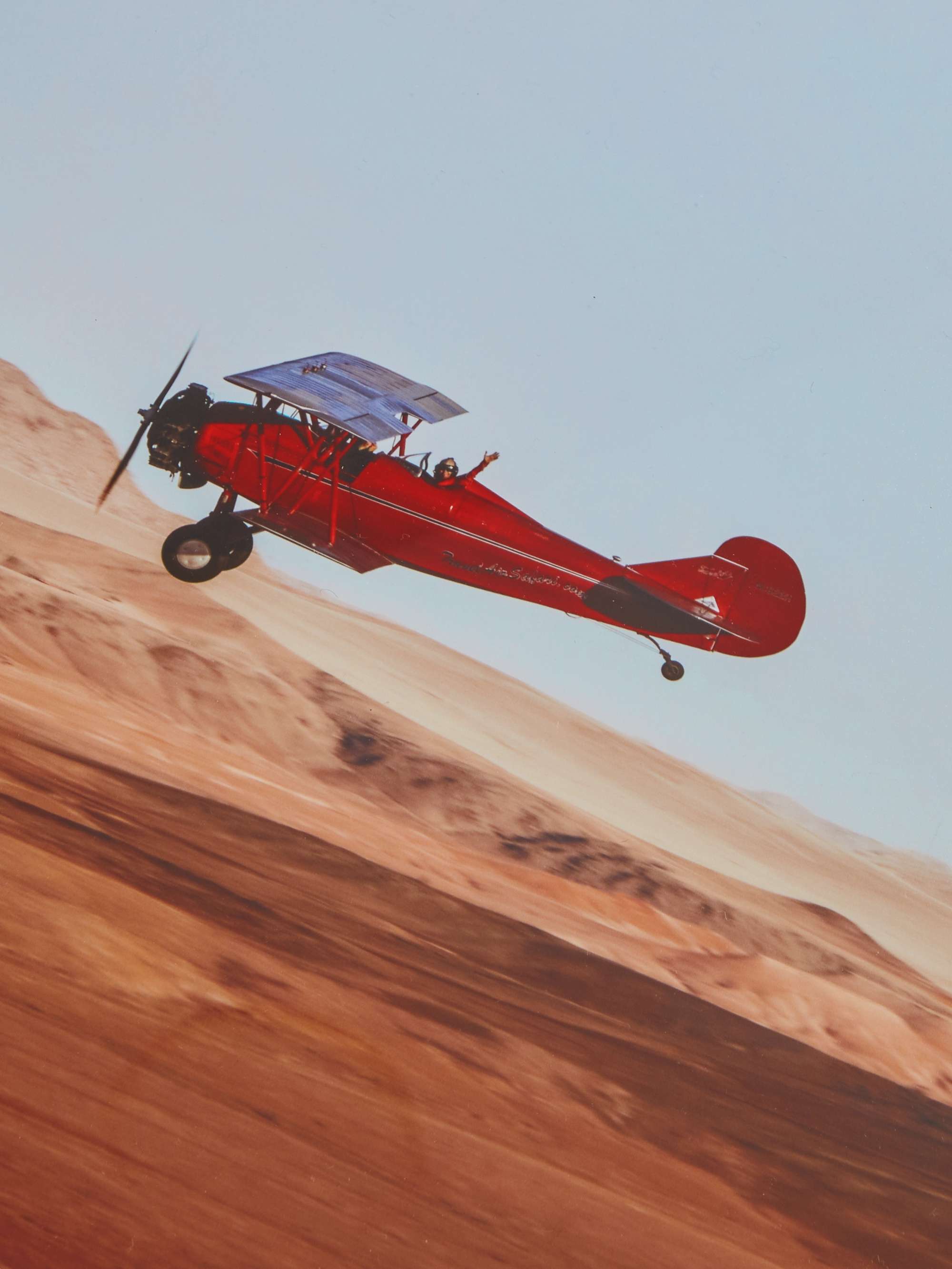 SONIC EDITIONS Framed 2017 Plane in the Desert Print, 16" x 20"