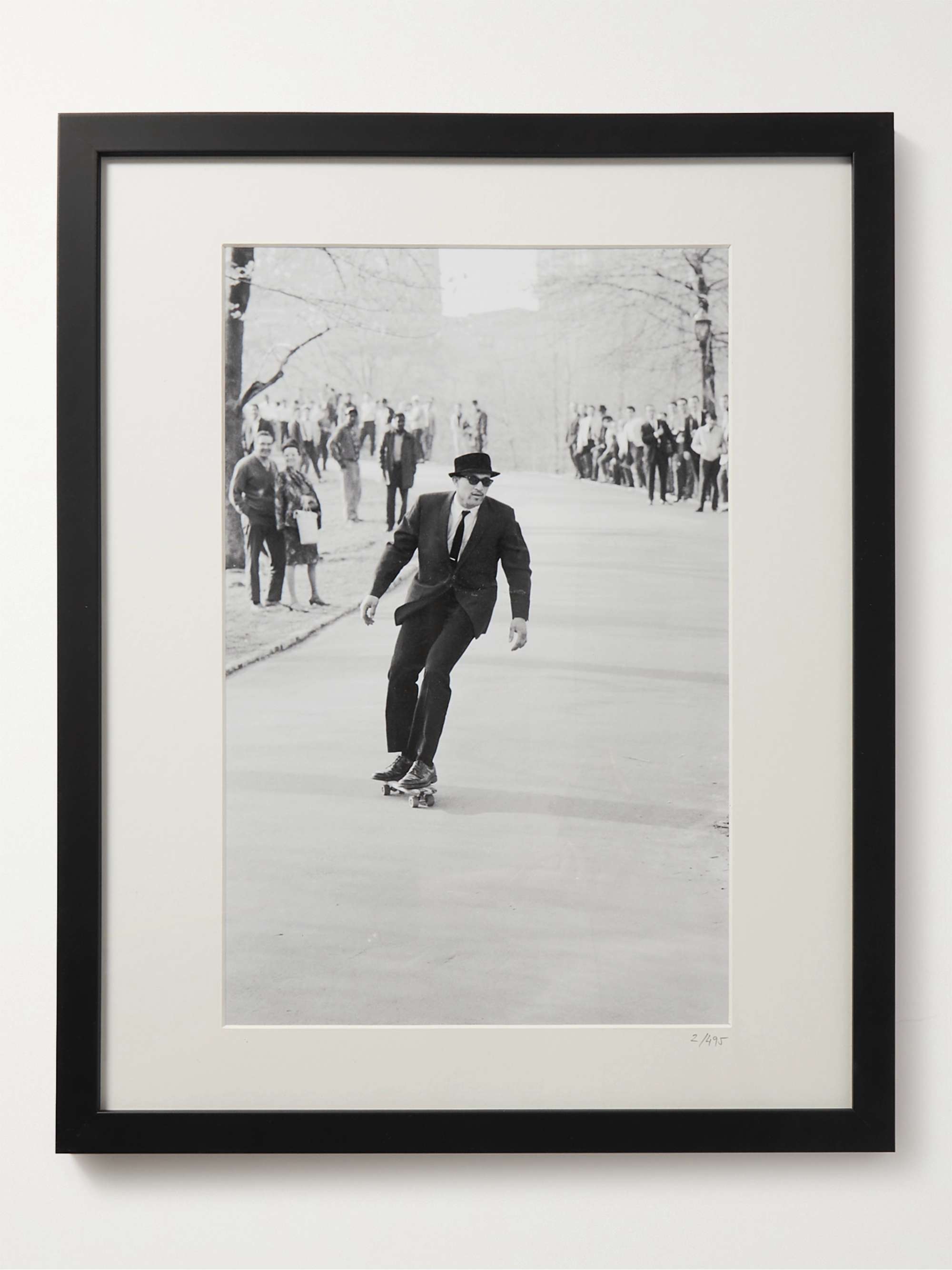 SONIC EDITIONS Framed 1965 Skateboarding in Central Park Print