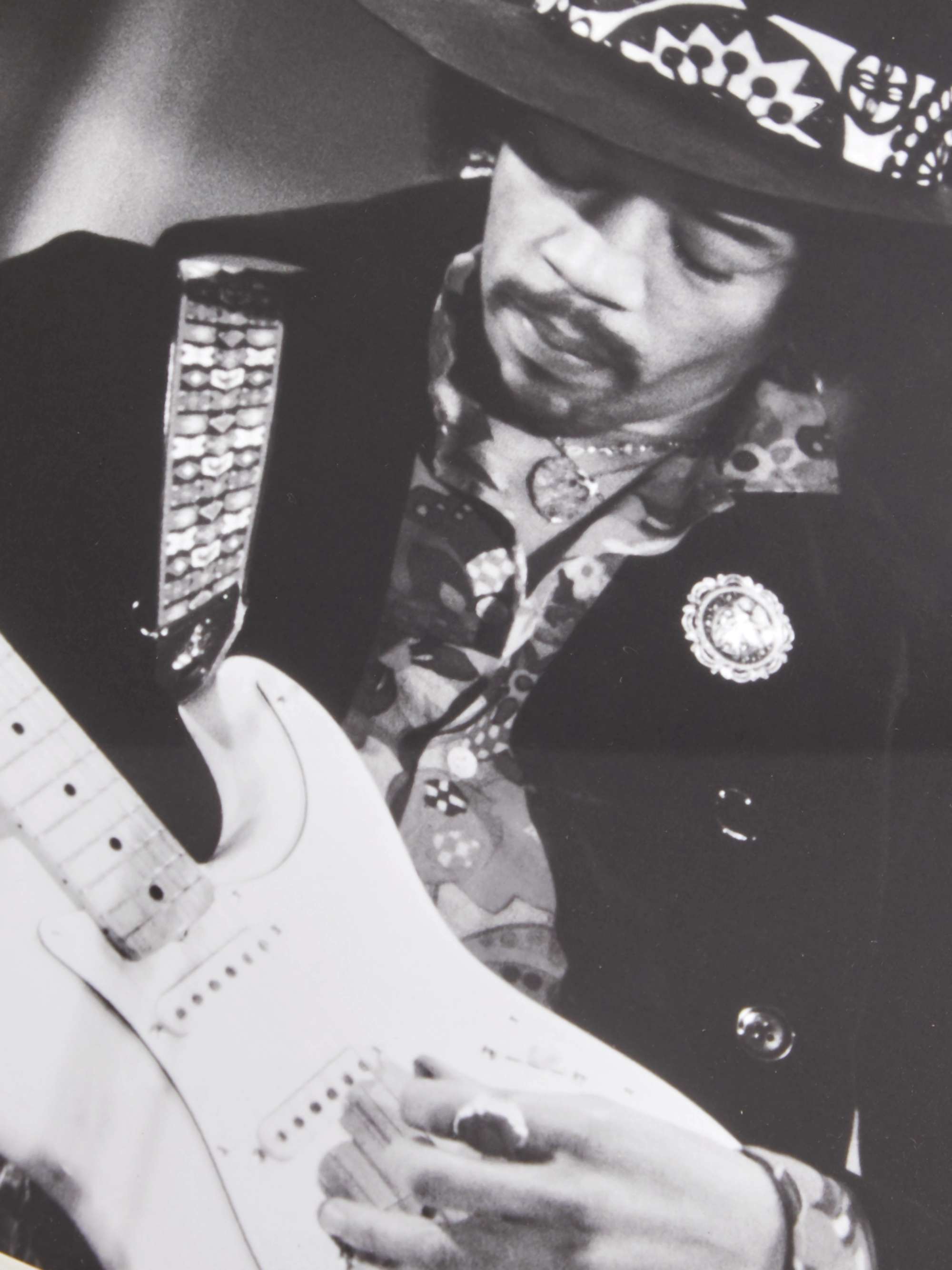 SONIC EDITIONS Framed 1969 Jimi Hendrix at The Royal Albert Hall Print, 16" x 20"