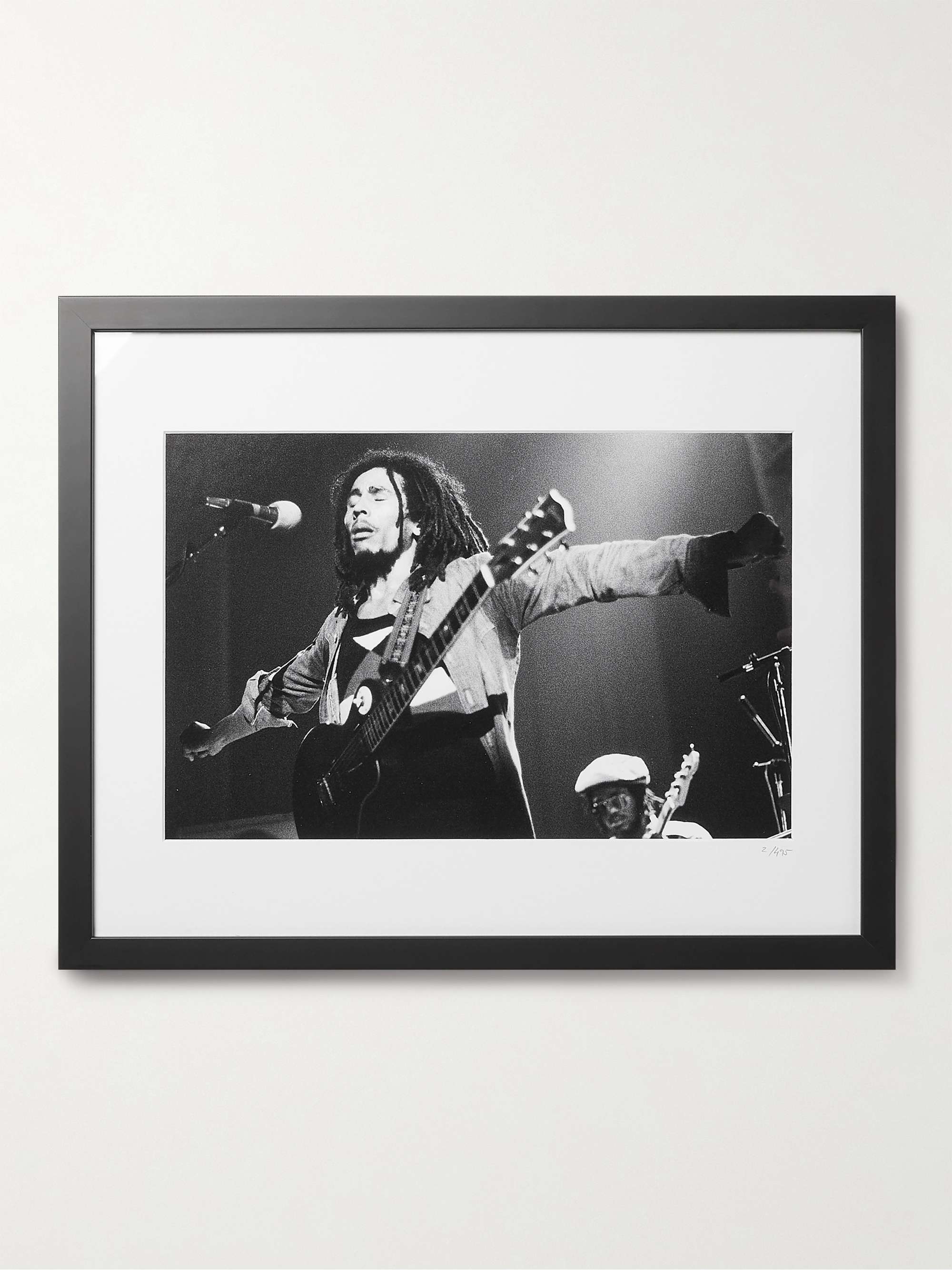 SONIC EDITIONS Framed 1976 Bob Marley Live at The Hammersmith Odeon Print, 16" x 20"