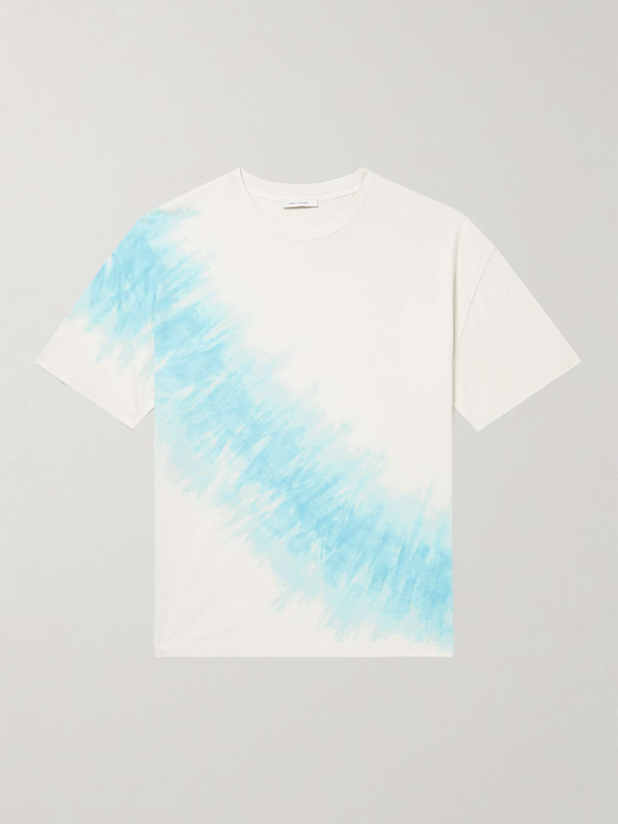 NINETY PERCENT Boxy Tie-Dyed Organic Cotton-Jersey T-Shirt