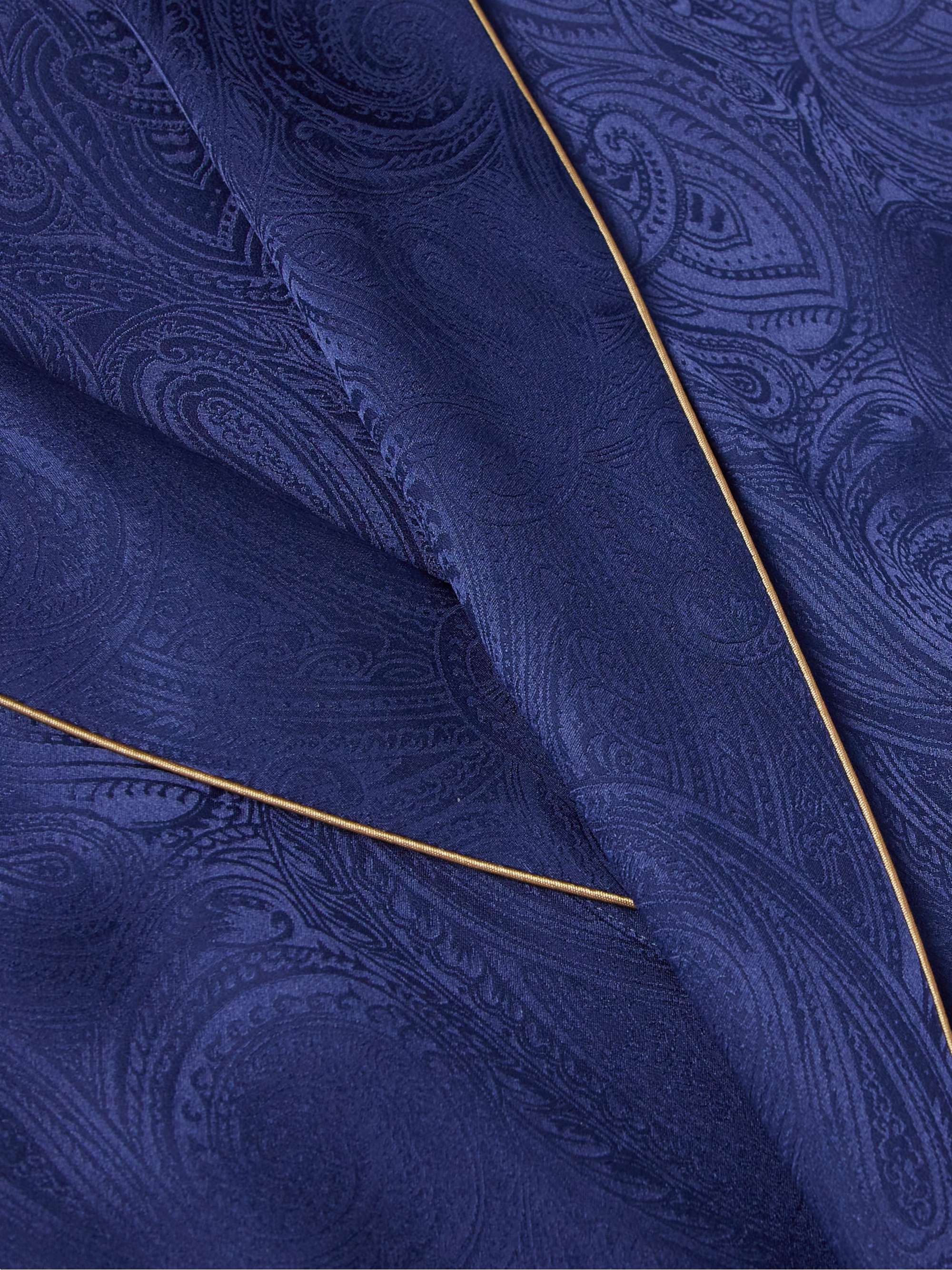 ZIMMERLI Paisley Silk-Jacquard Robe