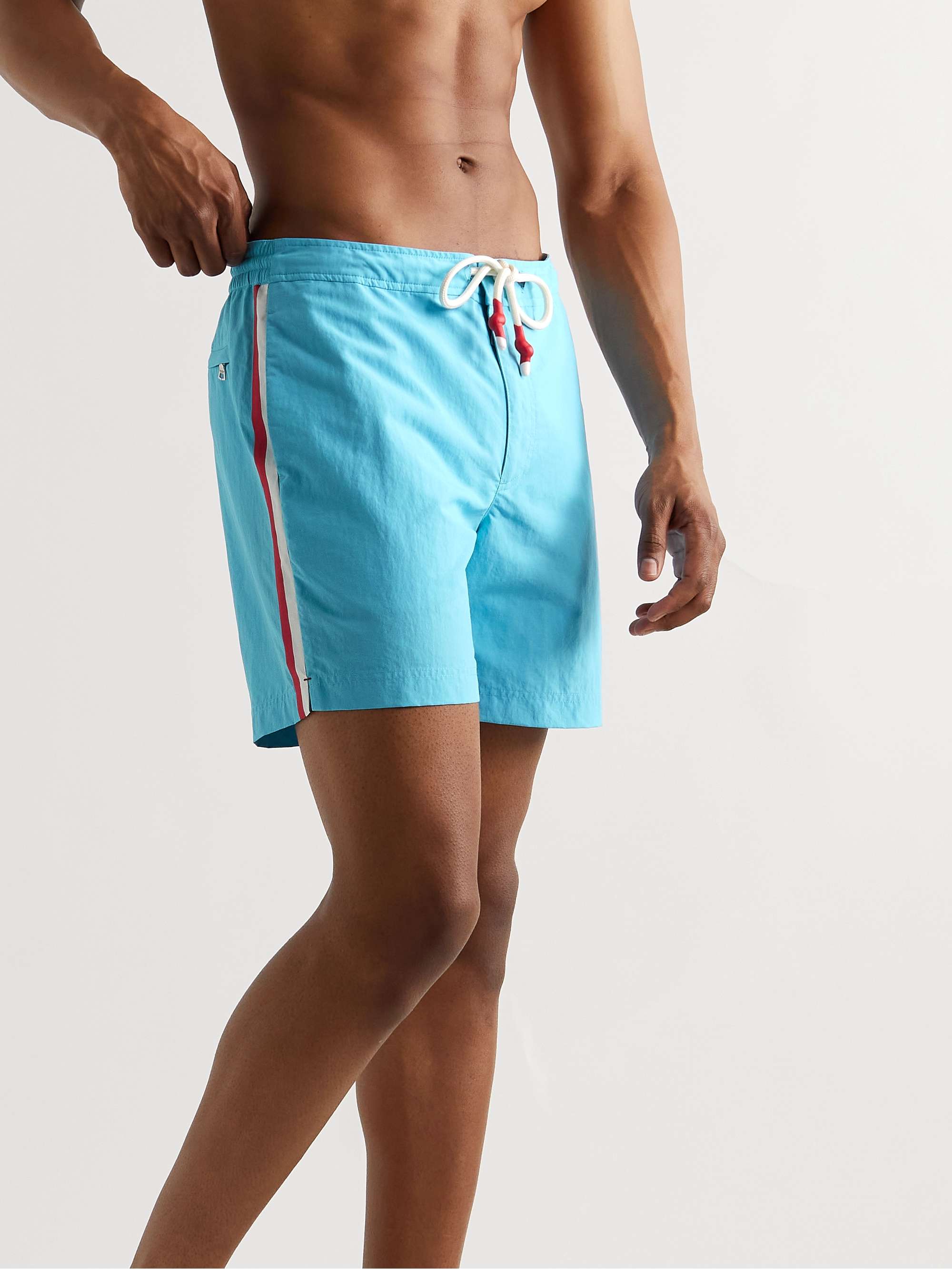 ORLEBAR BROWN Standard Mid-Length Piped Swim Shorts