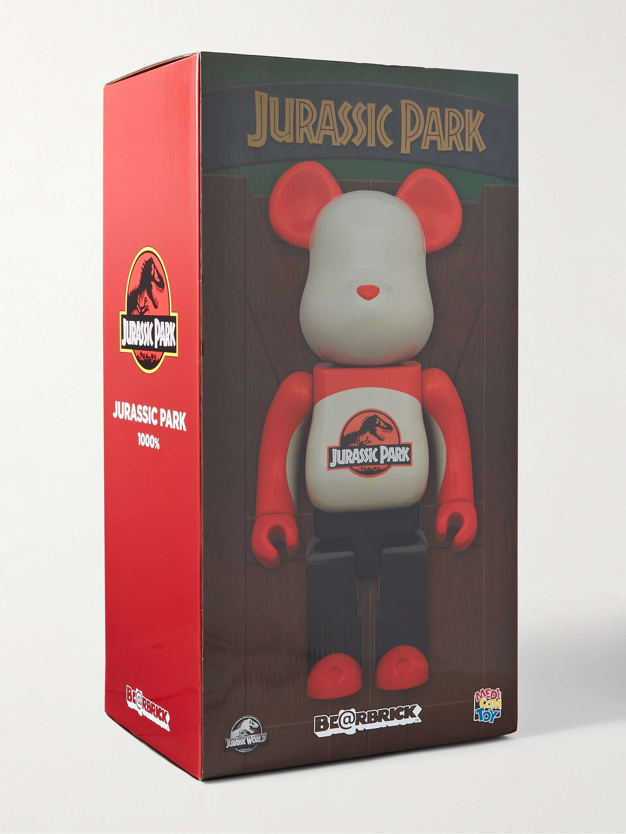 BE@RBRICK + Jurassic Park 1000% Printed PVC Figurine