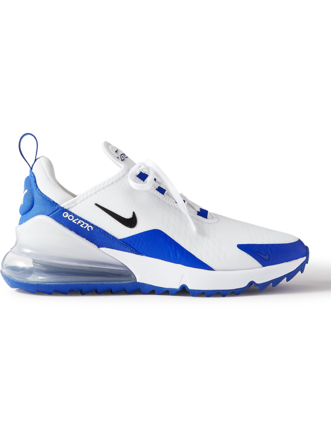 NIKE AIR MAX 270 G RUBBER-TRIMMED RIPSTOP AND MESH GOLF SHOES