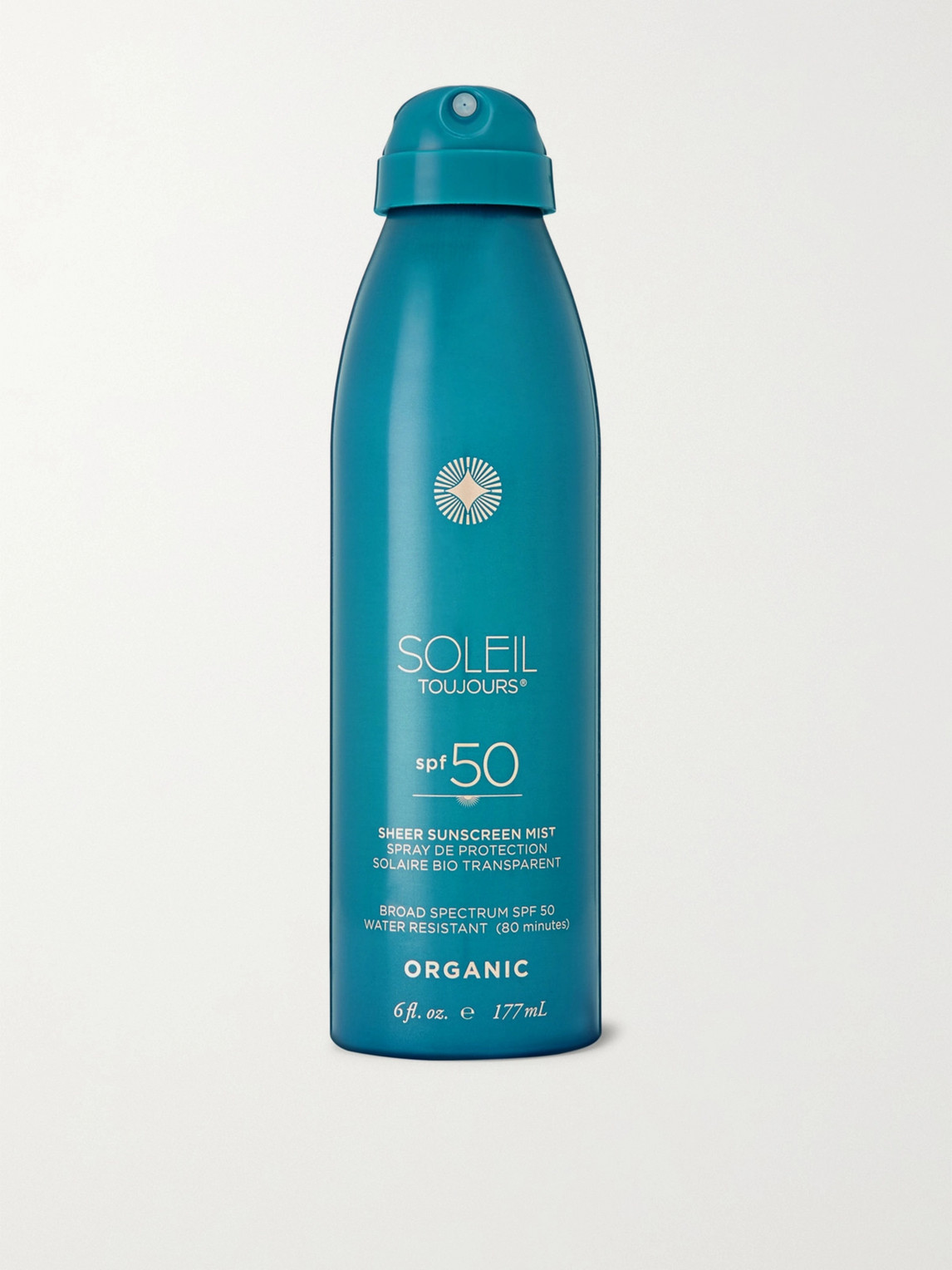Soleil Toujours Organic Sheer Sunscreen Mist Spf50, 177ml In Colourless