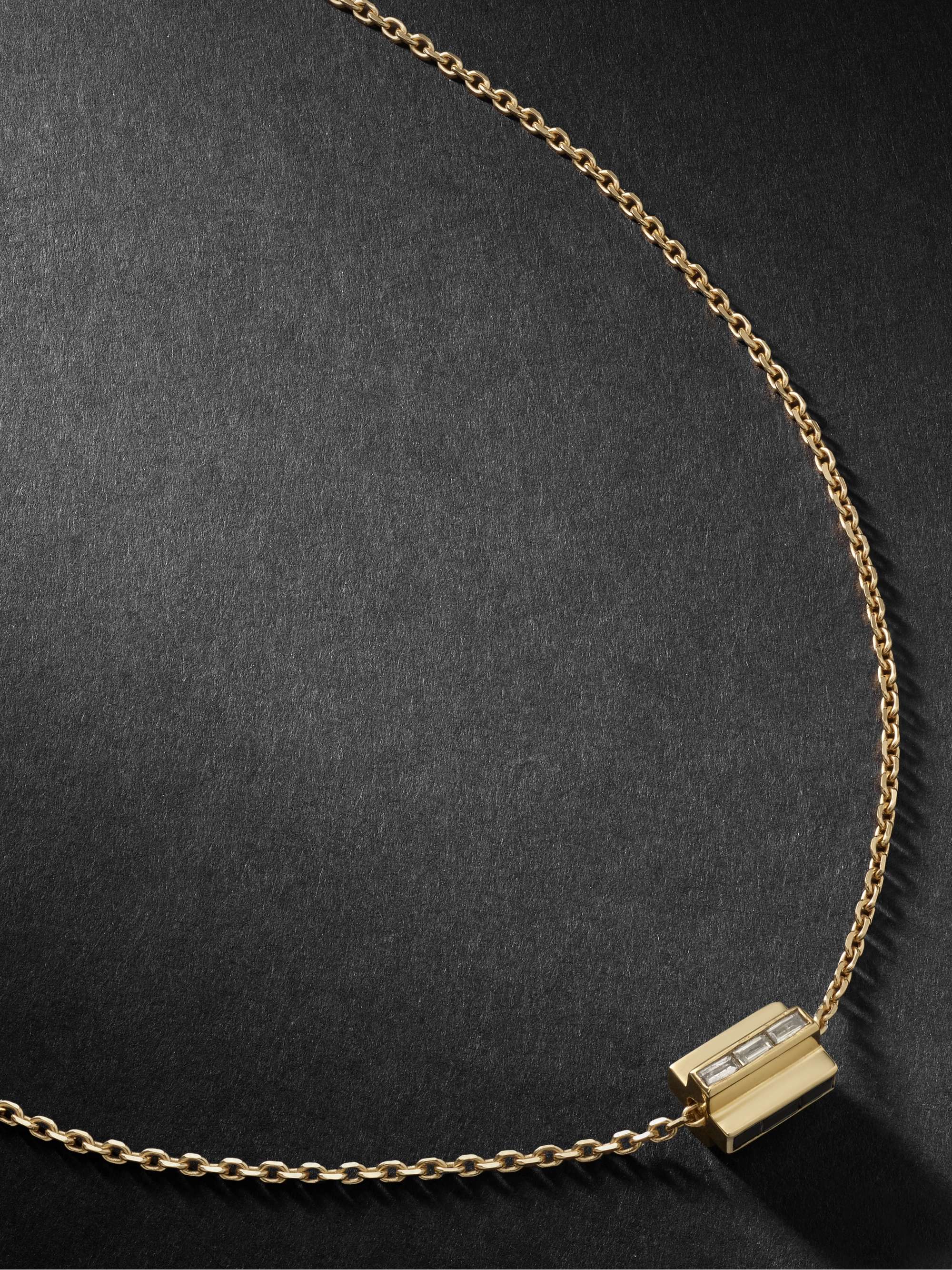 LUIS MORAIS 14-Karat Gold Diamond Necklace
