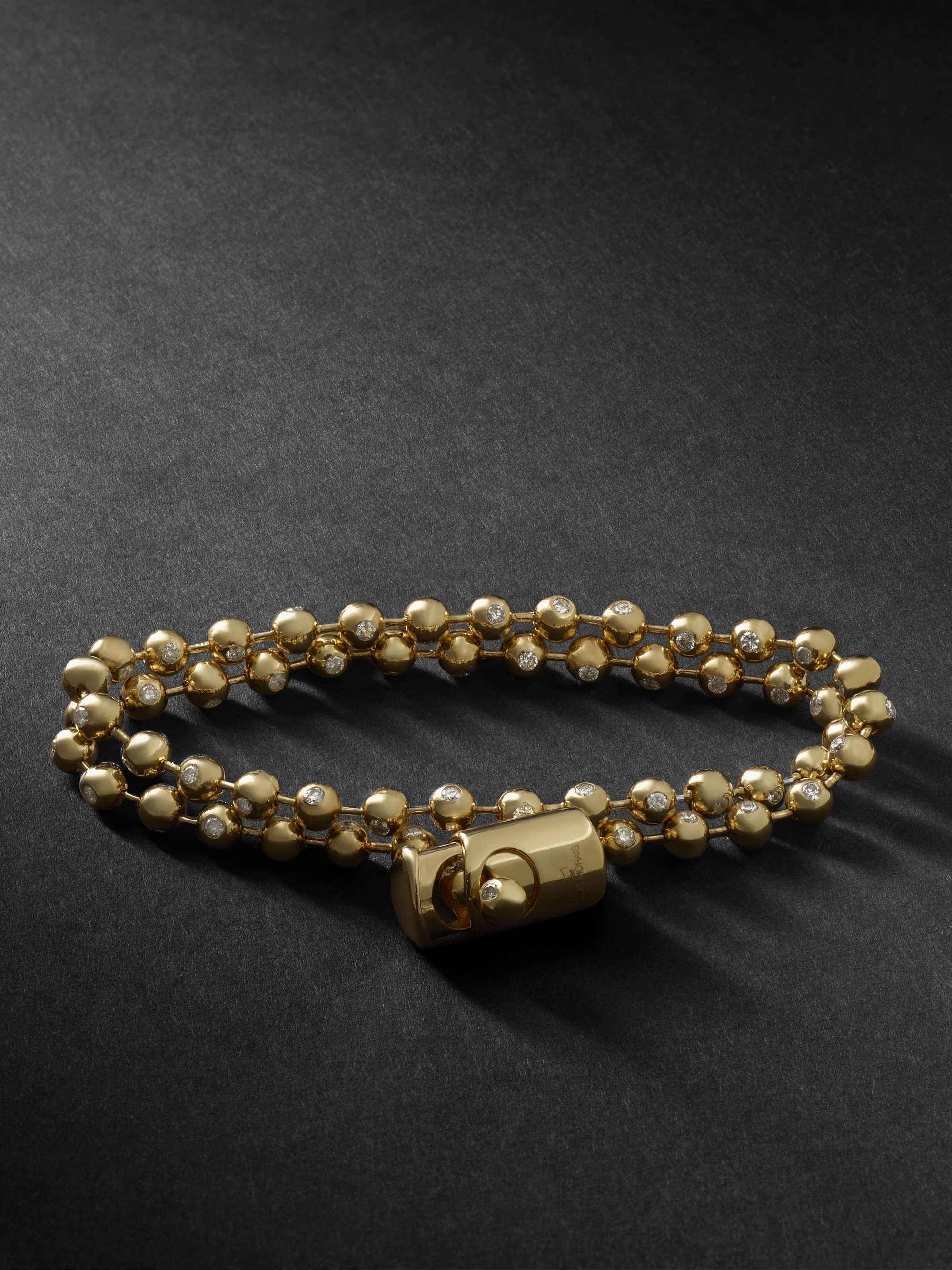 LUIS MORAIS 14-Karat Gold Diamond Bracelet