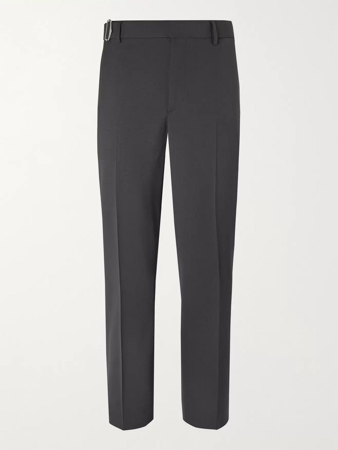 VALENTINO BELTED WOVEN TROUSERS