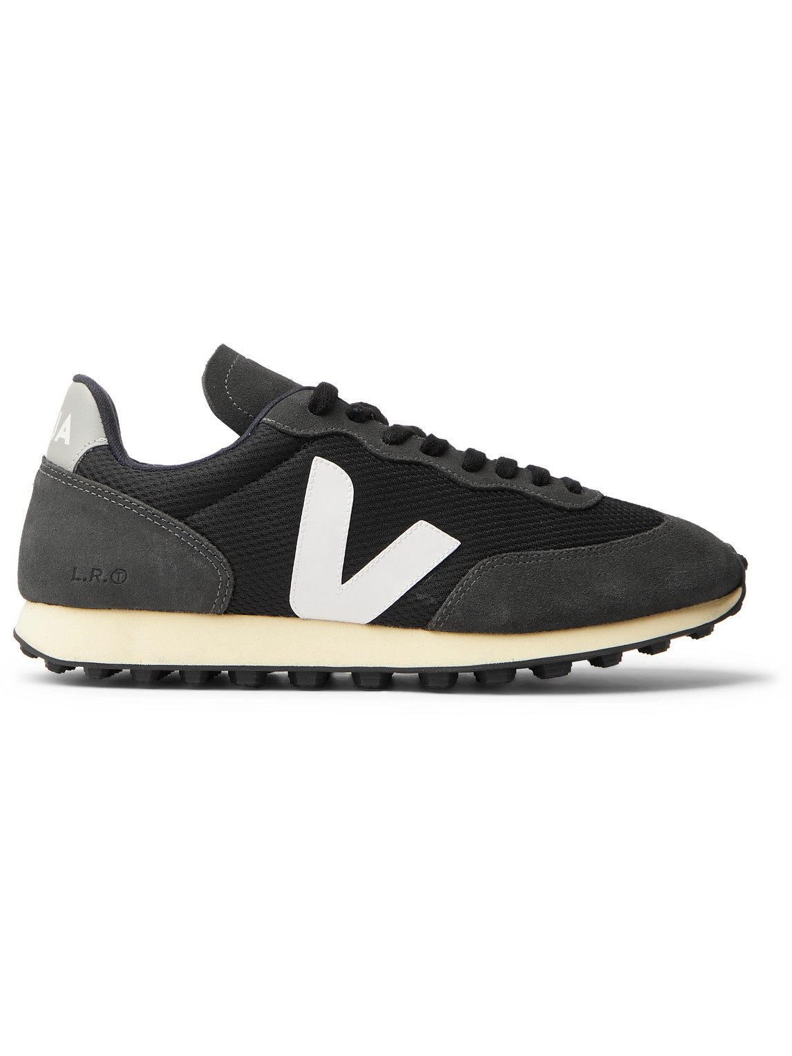 Veja Rio Branco Leather and Rubber-Trimmed Alveomesh and Suede Sneakers