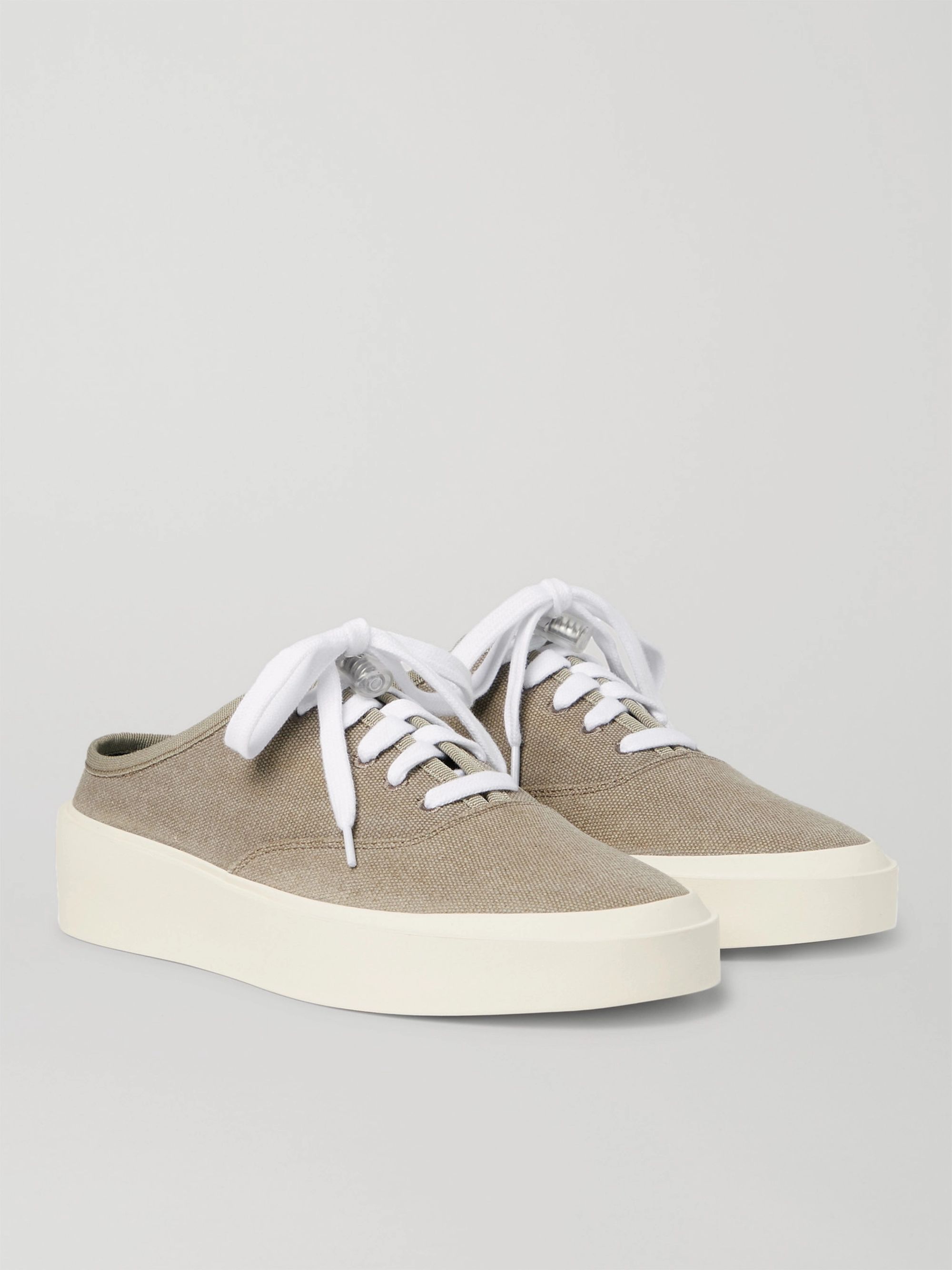 backless canvas shoes