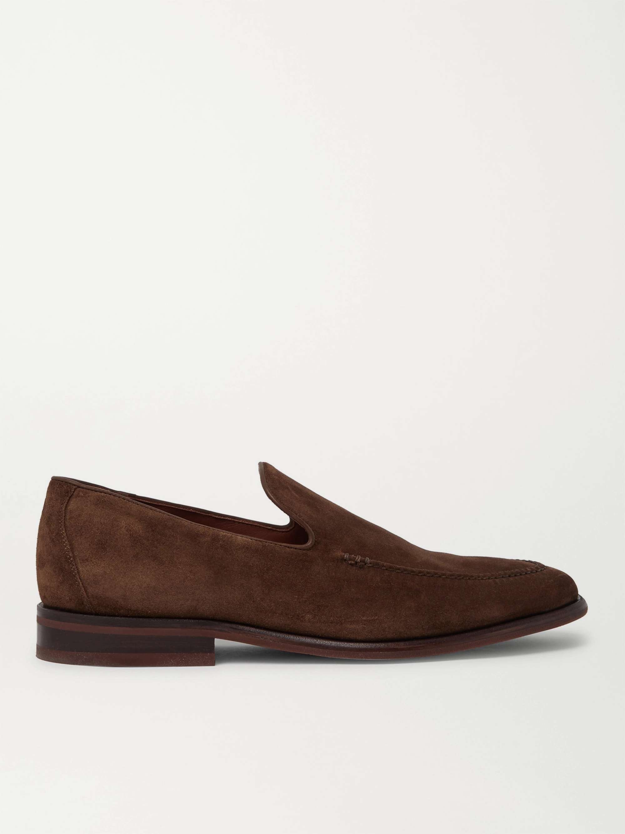LORO PIANA City Suede Loafers