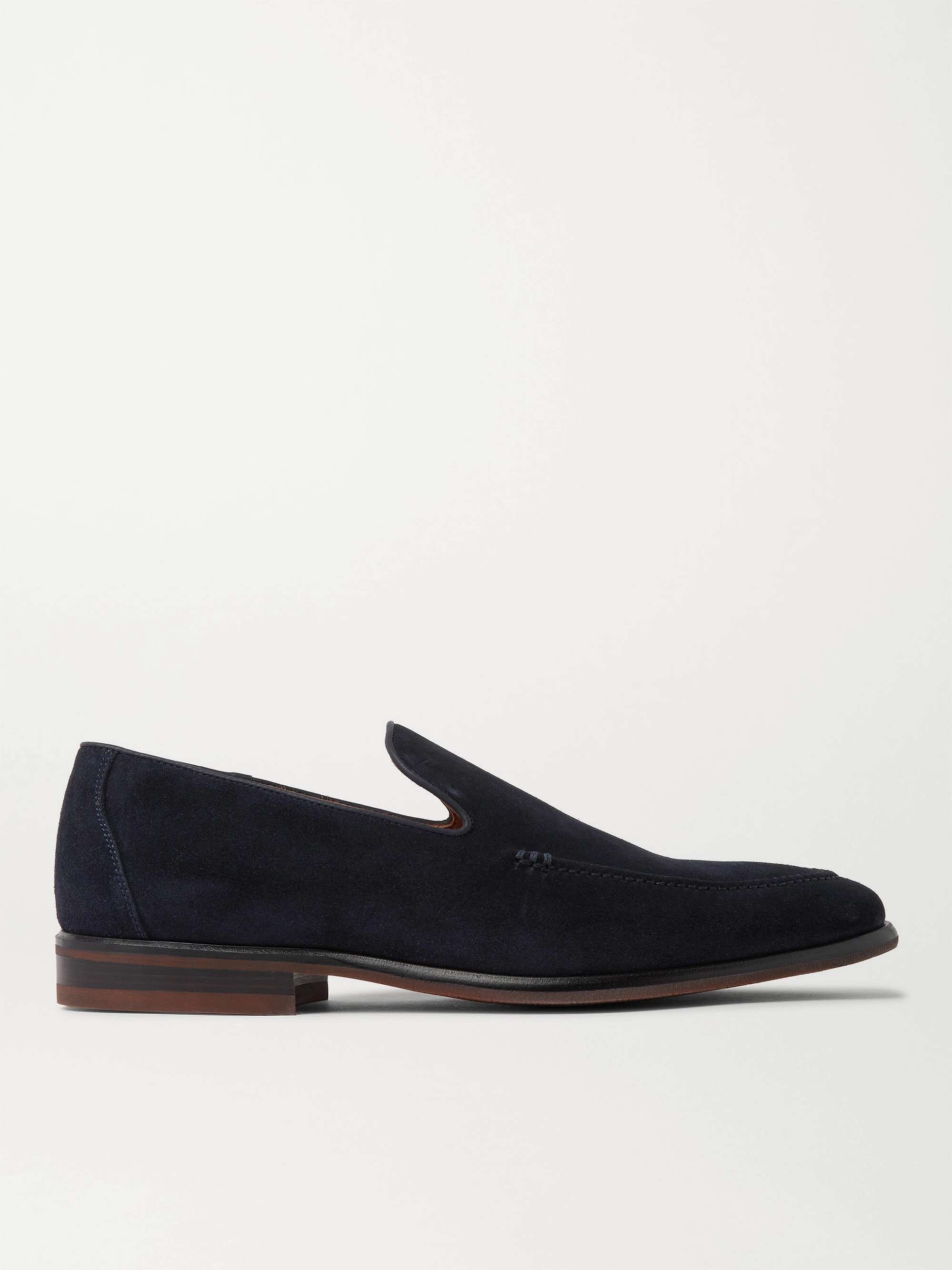 LORO PIANA City Suede Loafers