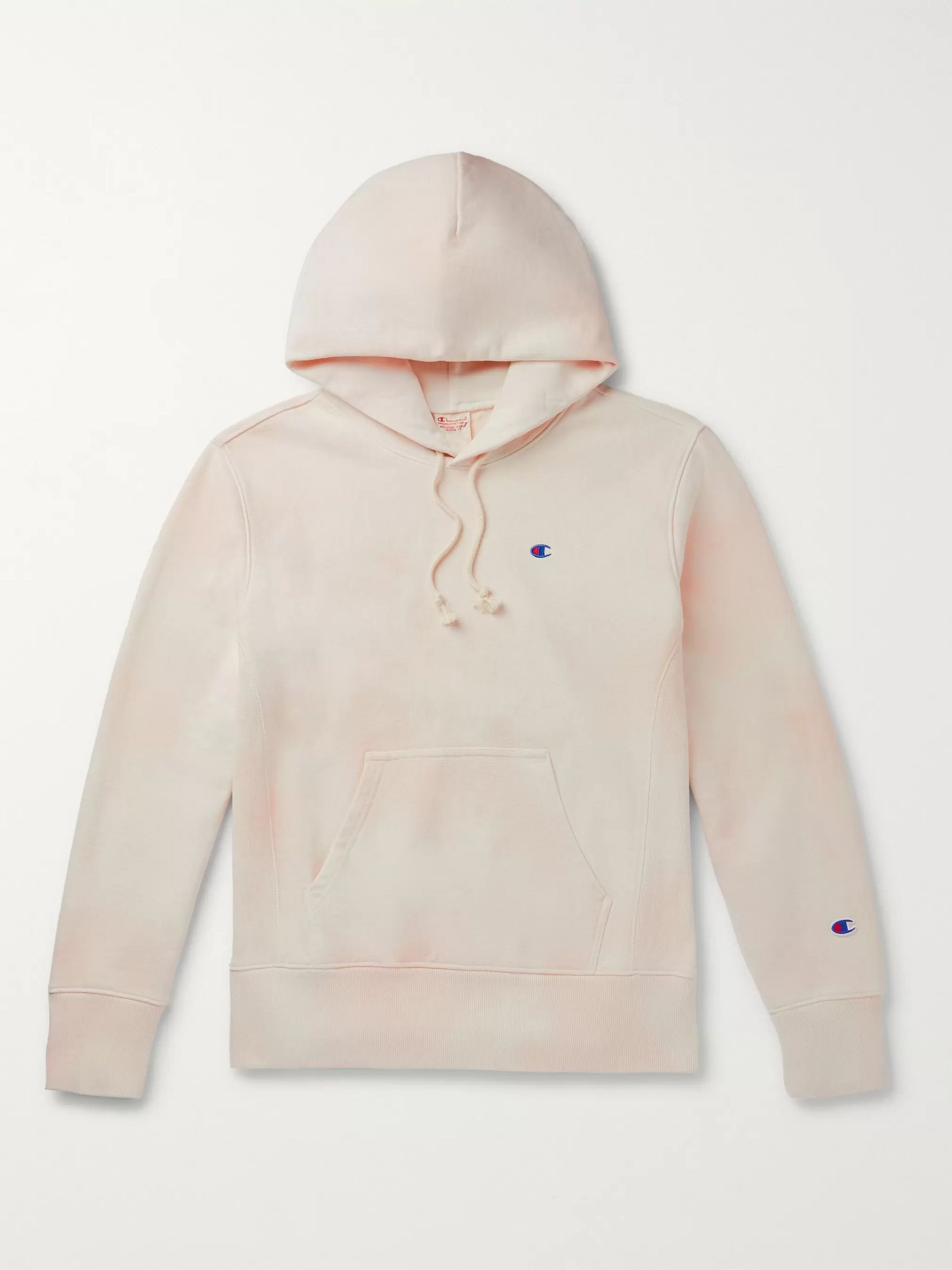 champion hoodie with logo on back