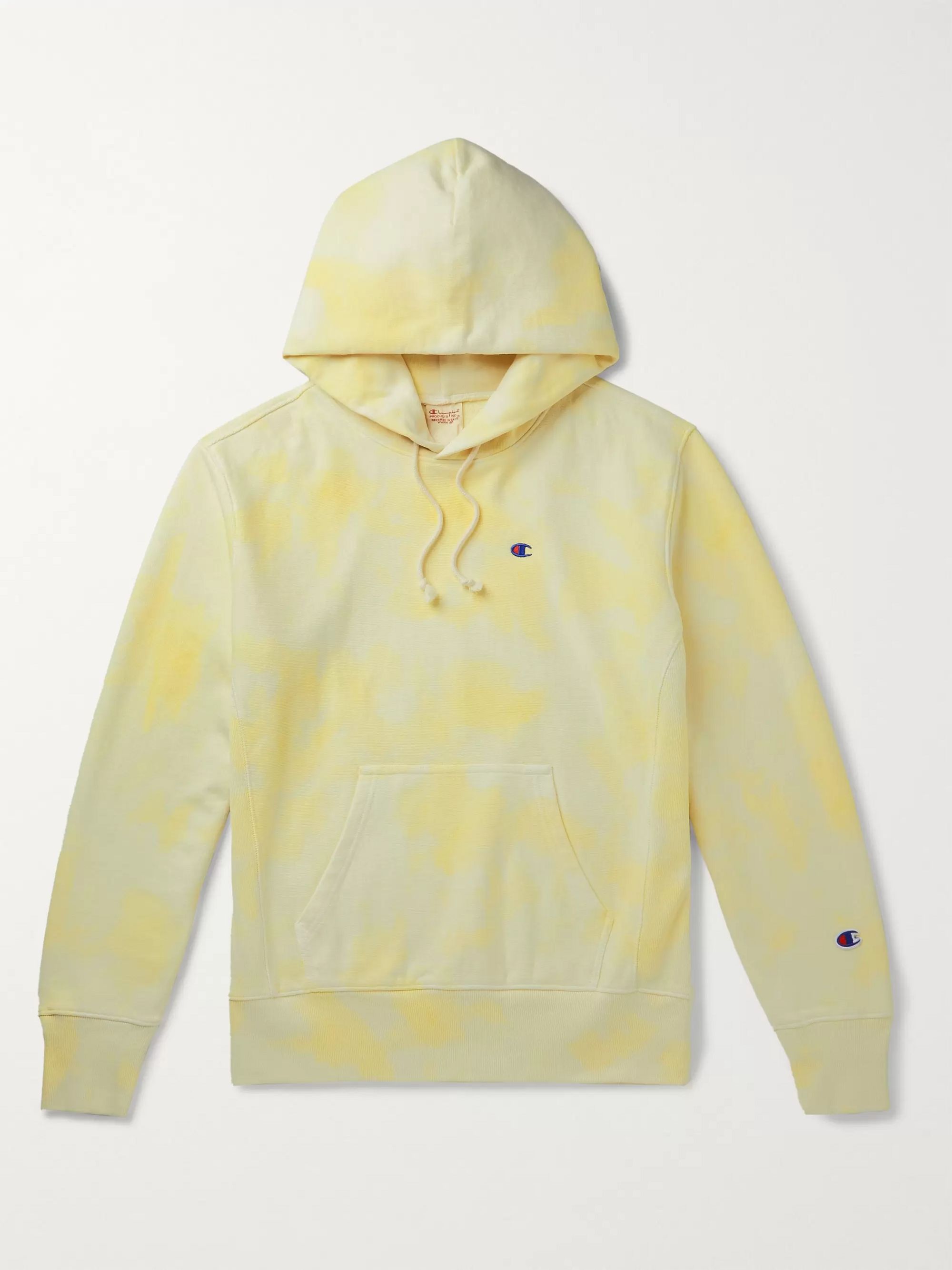 hoodie champion yellow
