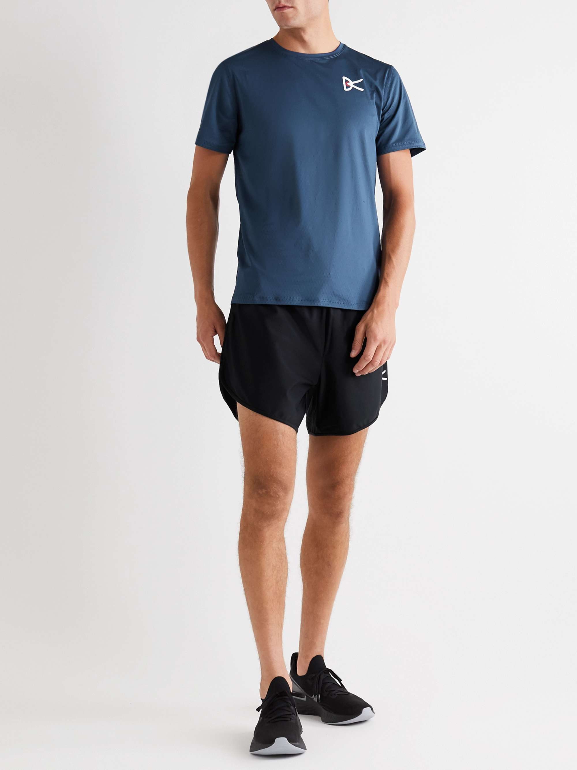DISTRICT VISION Slim-Fit Air-Wear Stretch-Mesh T-Shirt