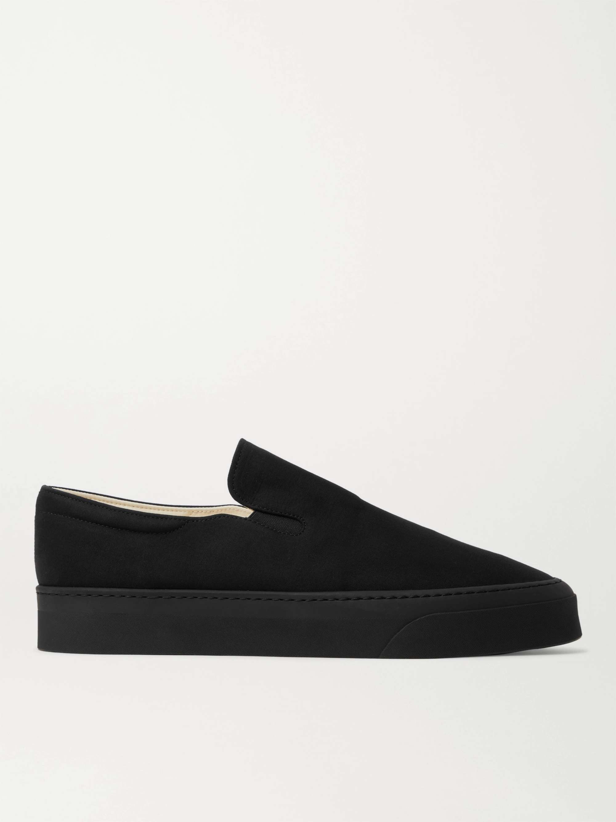 THE ROW Dean Canvas Slip-On Sneakers