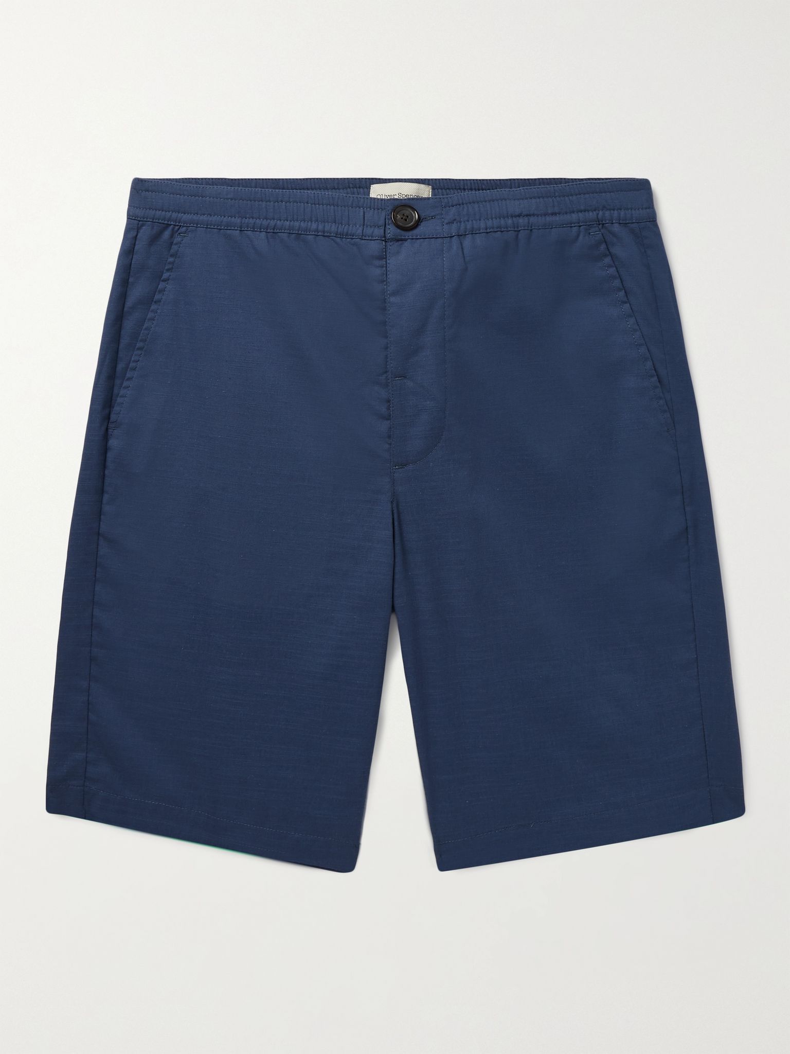 Blue Cotton Shorts | OLIVER SPENCER | MR PORTER