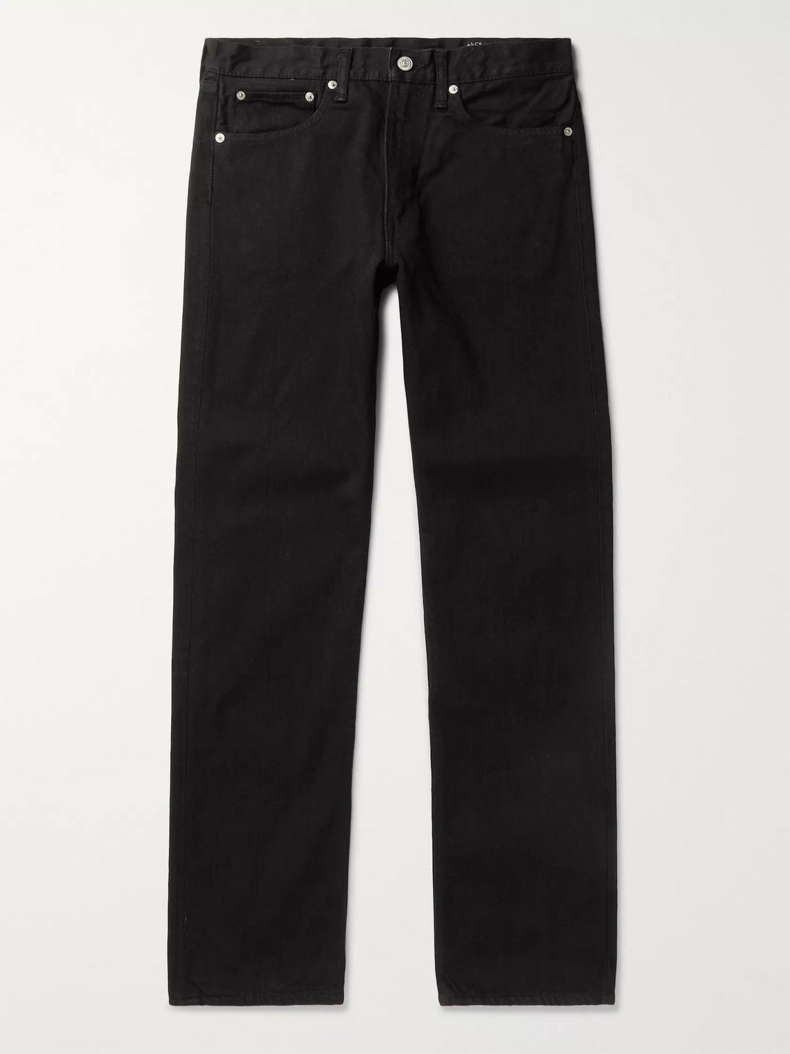 Orslow 107 Slim-fit Denim Jeans In Black